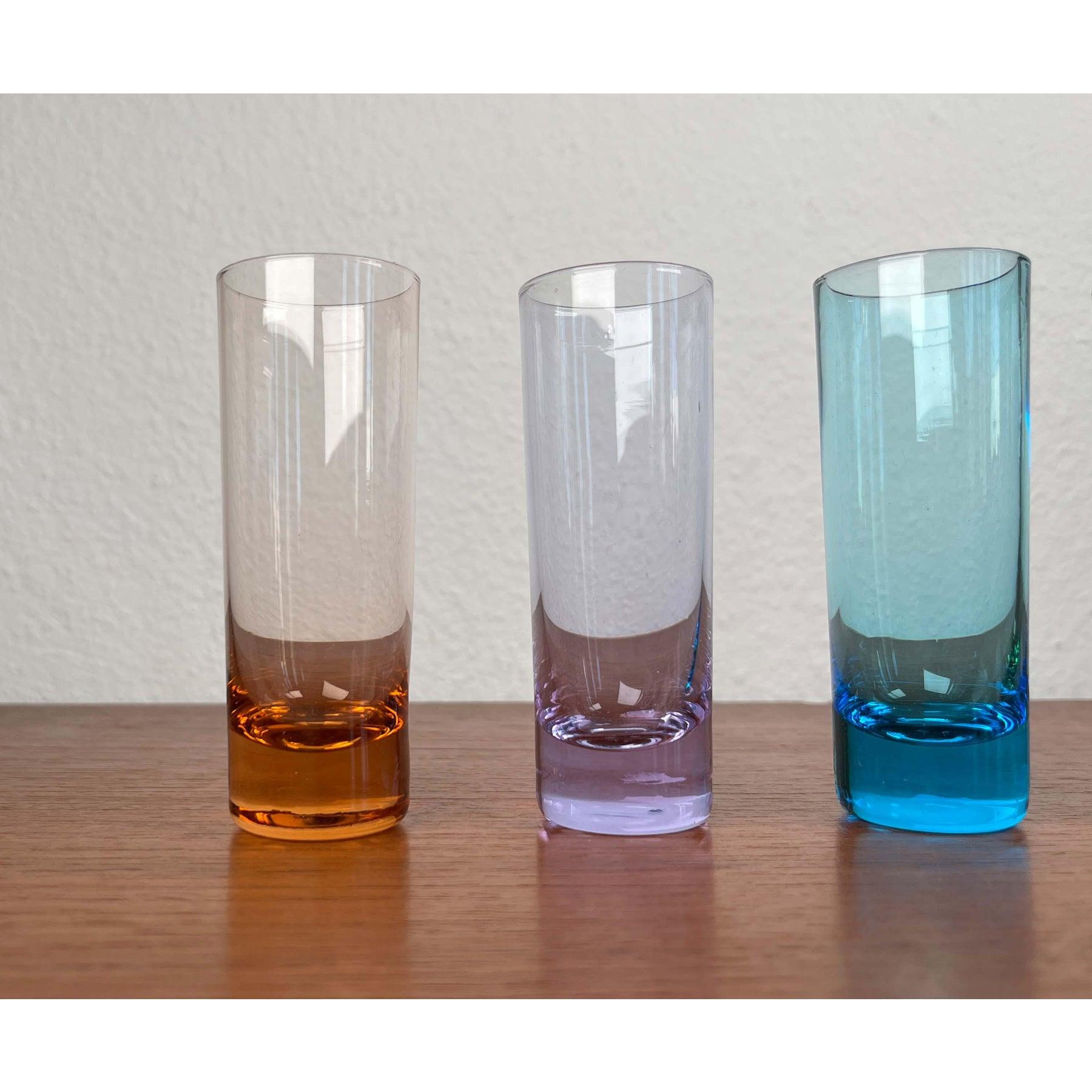 Ensemble de 6 verres à liqueur colorés allemands modernes du milieu du siècle dernier, années 1960 en vente 10
