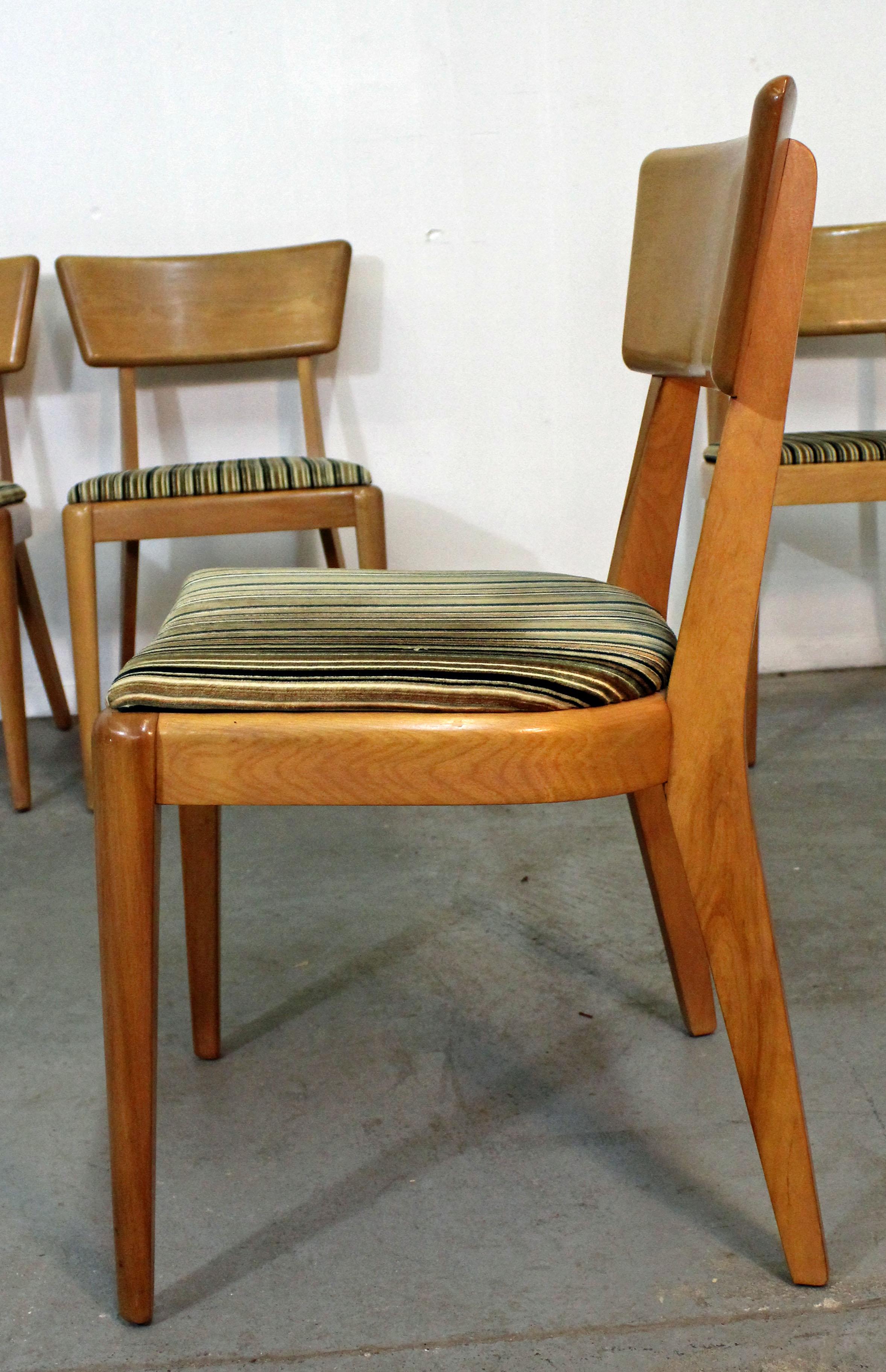 Mid-20th Century Set of 6 Mid-Century Modern Heywood-Wakefield Champagne Dining Chairs