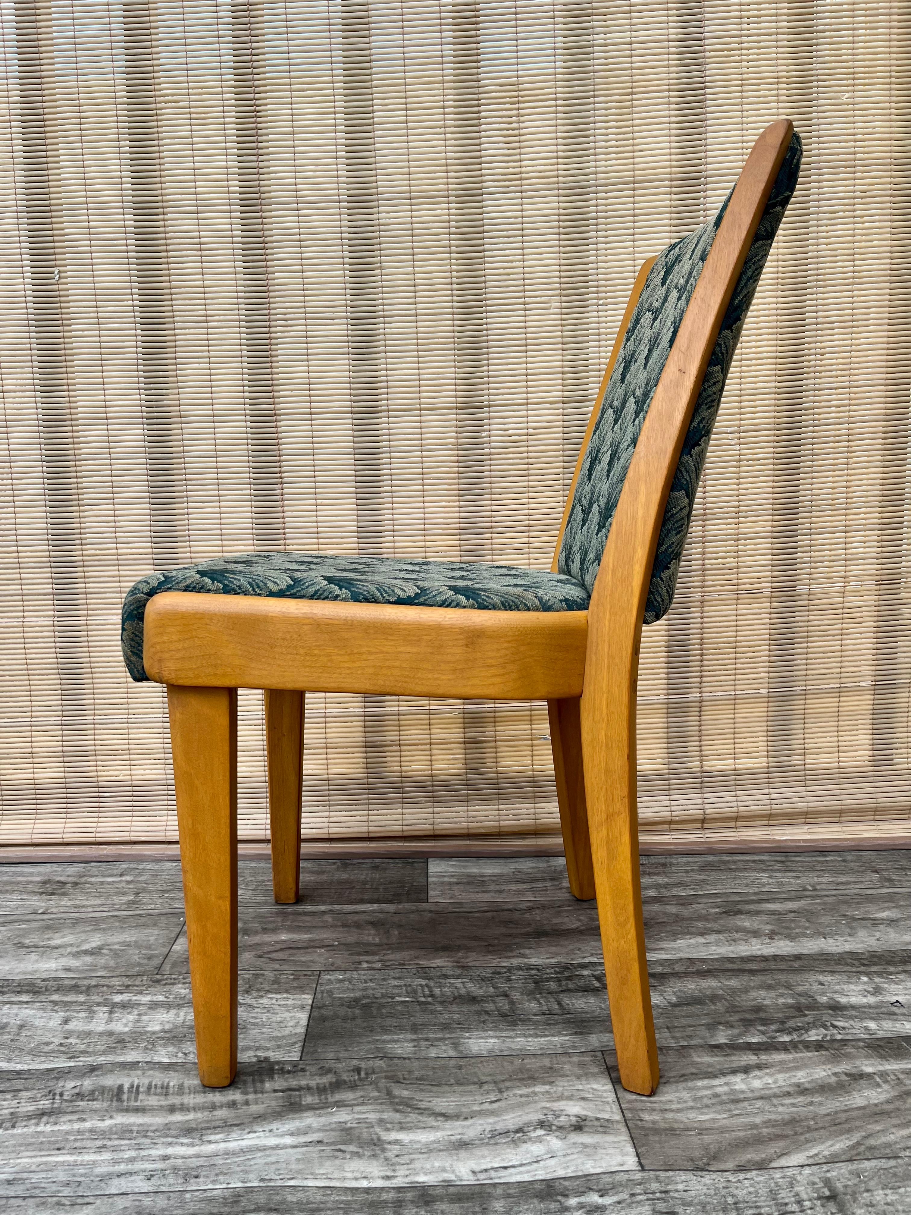 Set of 6 Mid Century Modern Heywood Wakefield Dining Room Chairs. Circa 1960s  For Sale 2