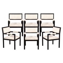 Set of 6 Mid-Century Modern Inspired Dining Chairs by Kelly Wearstler