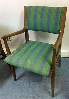 Set of Six Mid-Century Modern John Van Koert Drexel Profile Dining Chairs