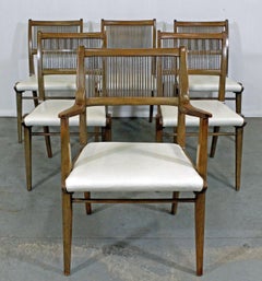 Set of 6 Mid-Century Modern John Van Koert Drexel Profile Dining Chairs
