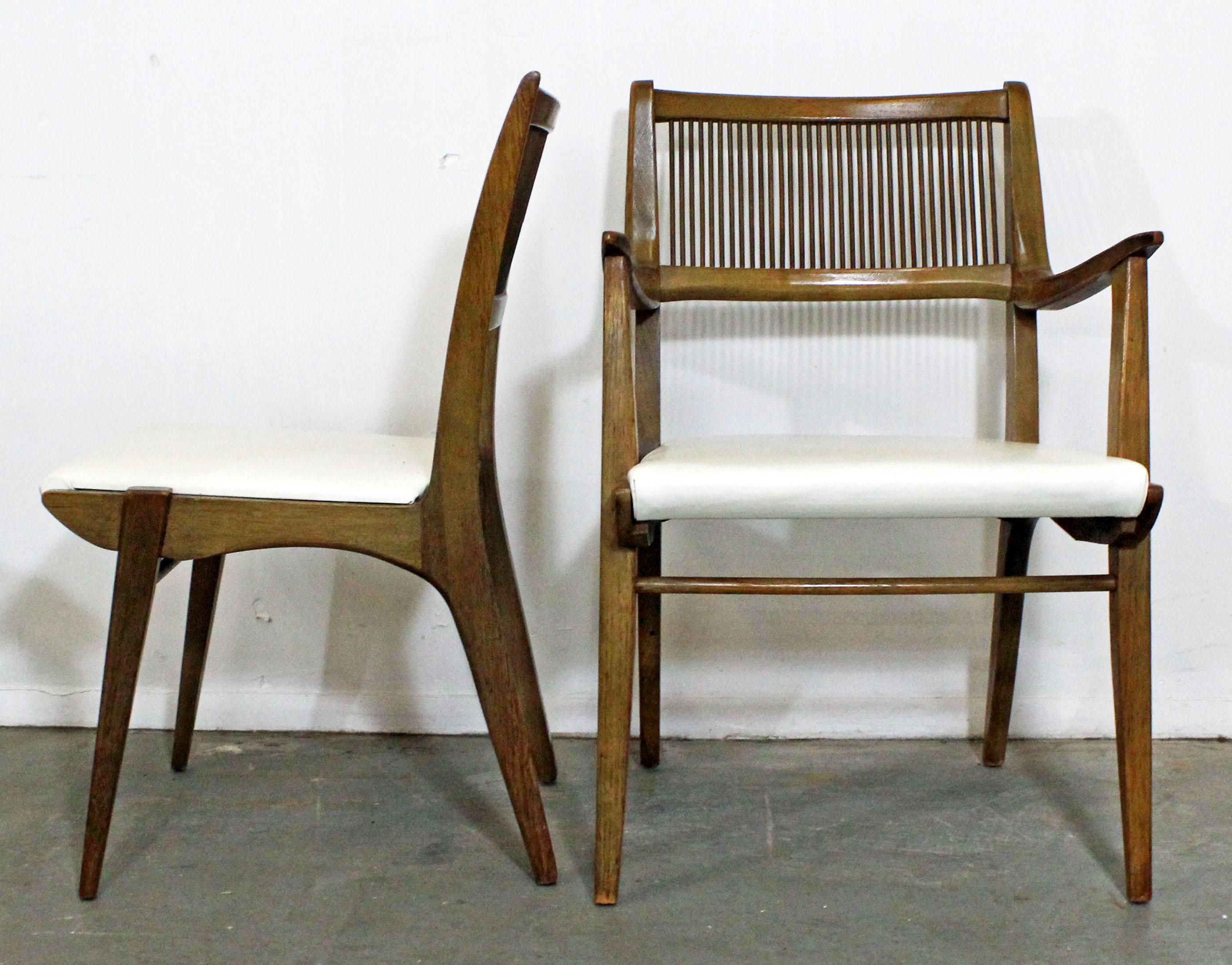 20th Century Set of 6 Mid-Century Modern John Van Koert Drexel Profile Dining Chairs