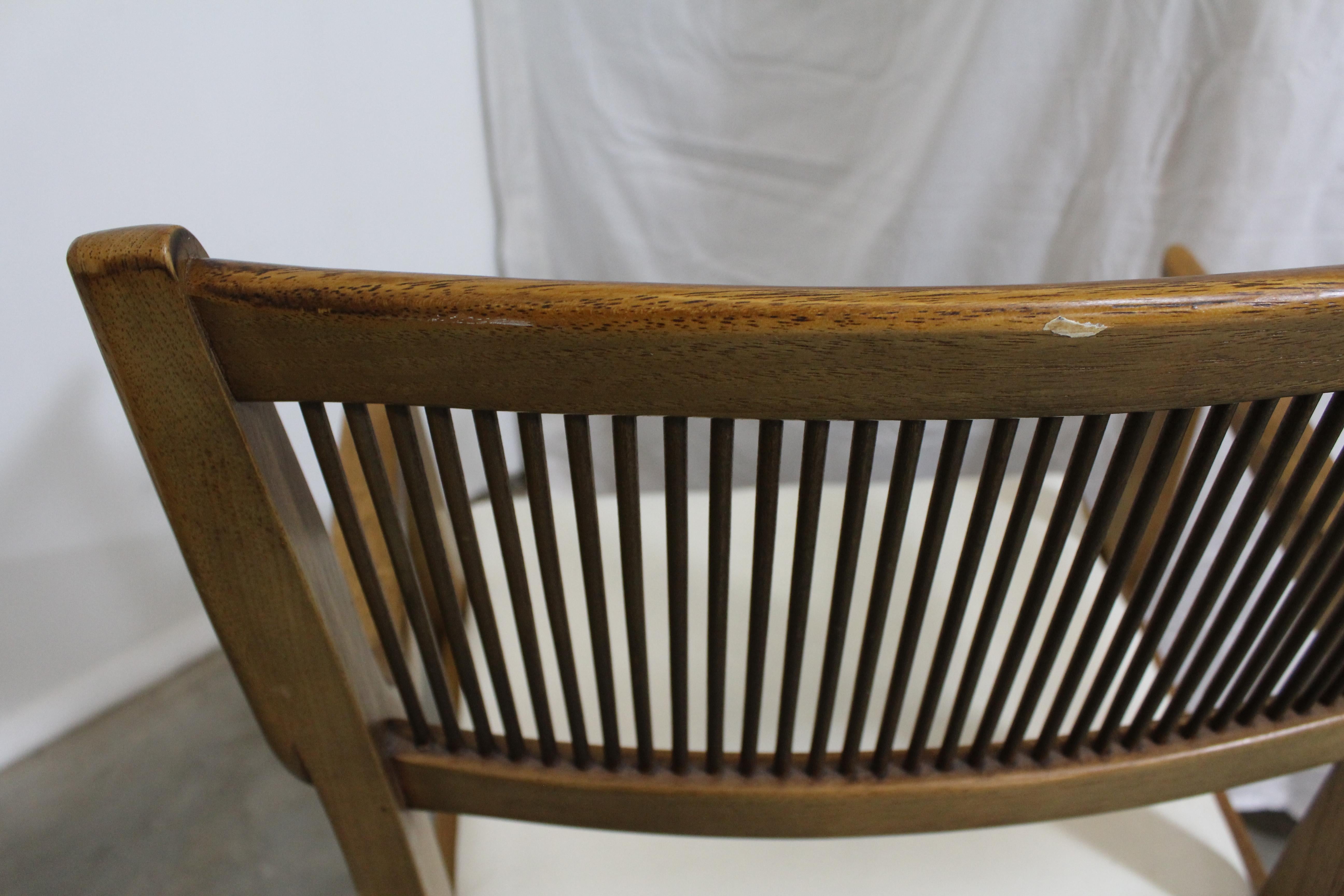 Set of 6 Mid-Century Modern John Van Koert Drexel Profile Dining Chairs 5