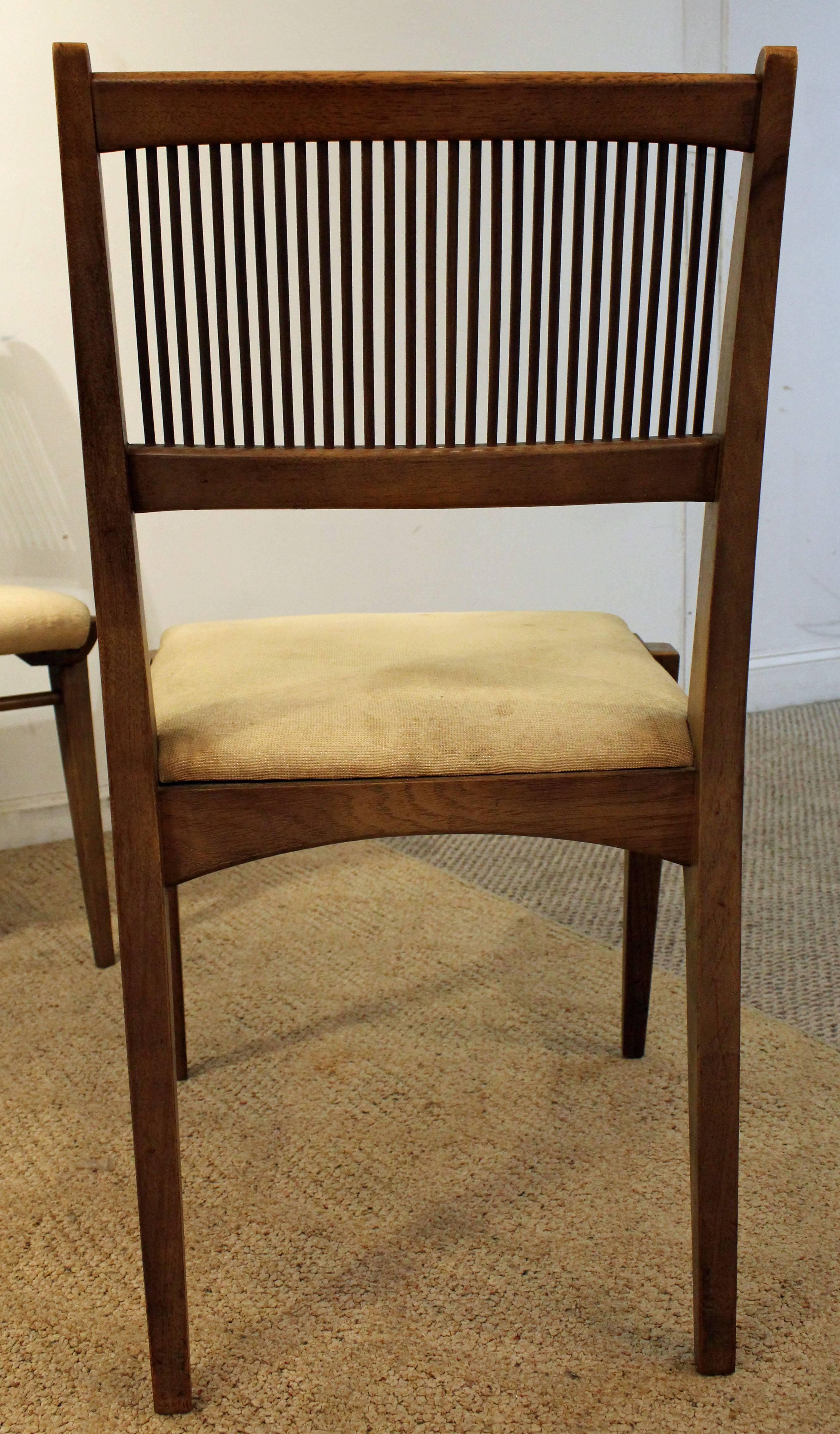 Mid-20th Century Set of Six Mid-Century Modern John Van Koert for Drexel Profile Dining Chairs