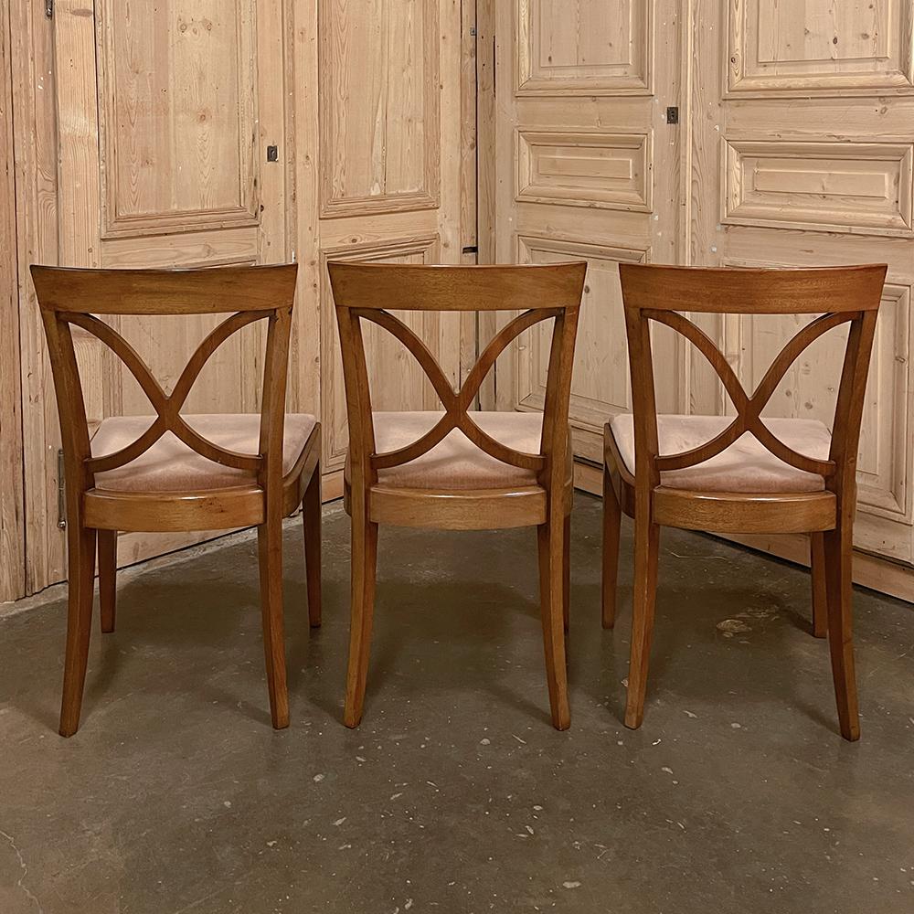Set of 6 Mid-Century Modern Mahogany Dining Chairs by De Coene For Sale 7