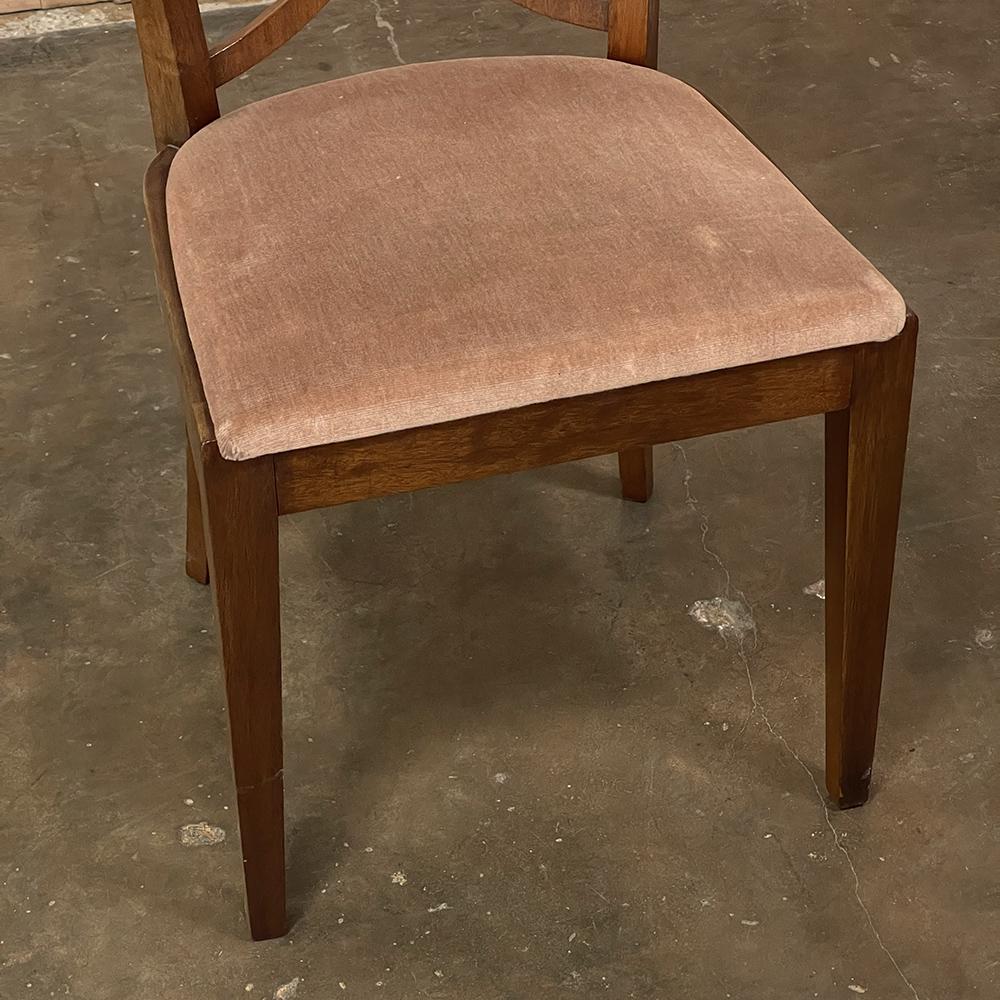Set of 6 Mid-Century Modern Mahogany Dining Chairs by De Coene For Sale 12
