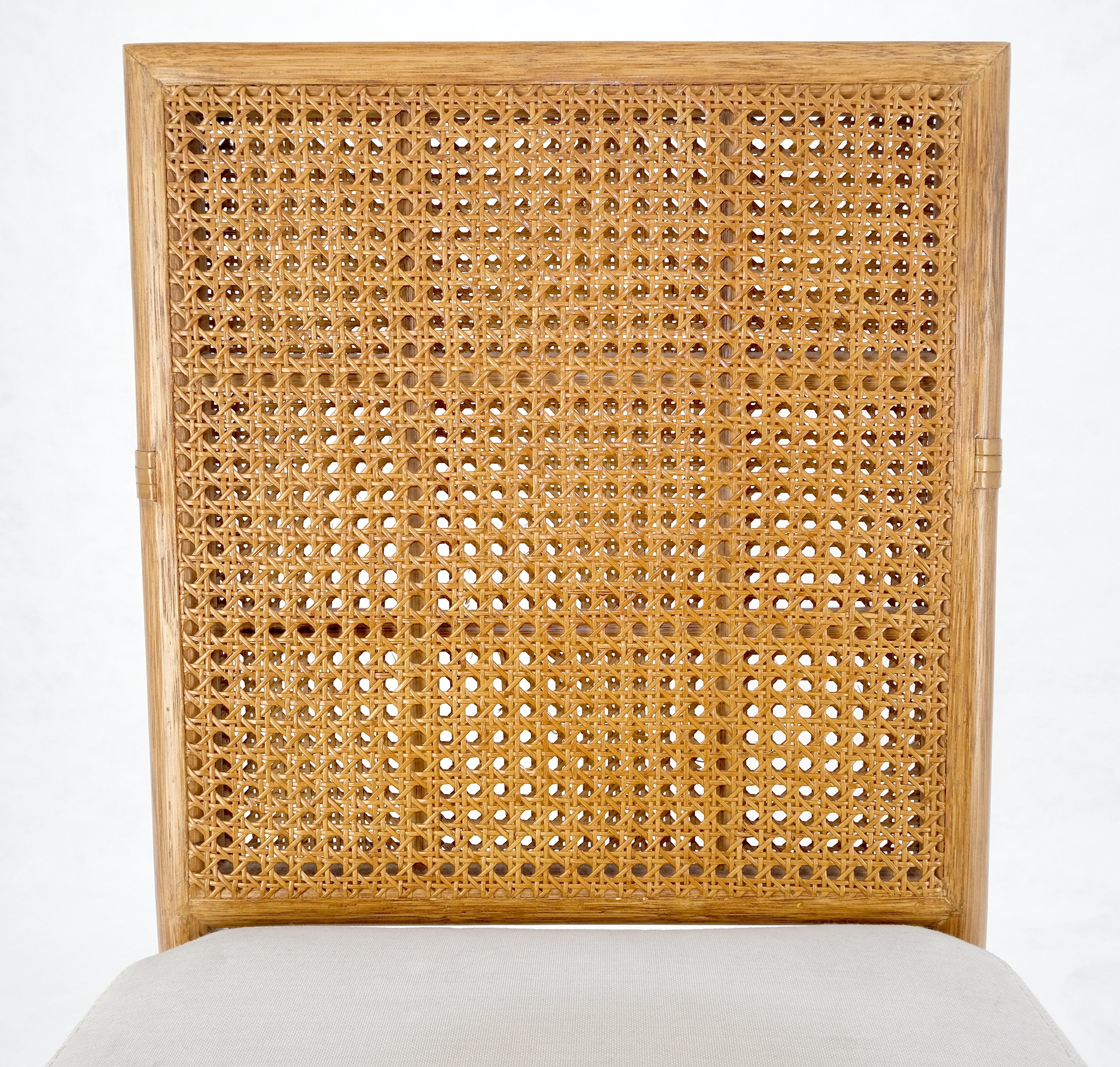 Set di 6 sedie da pranzo in rattan McGuire Cane 7 del Mid Century Modern MINT in vendita 8