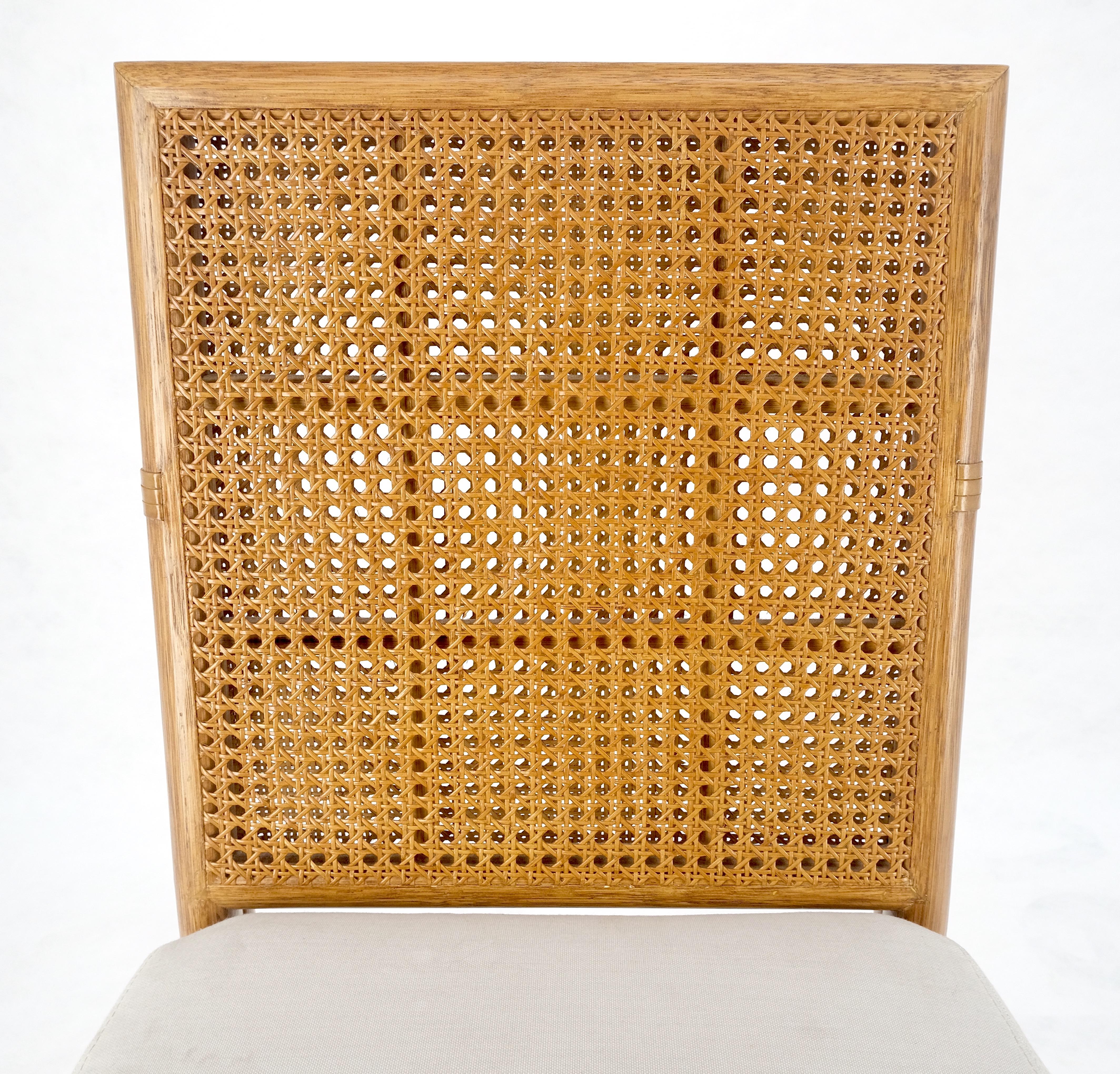 Set di 6 sedie da pranzo in rattan McGuire Cane 7 del Mid Century Modern MINT in vendita 9