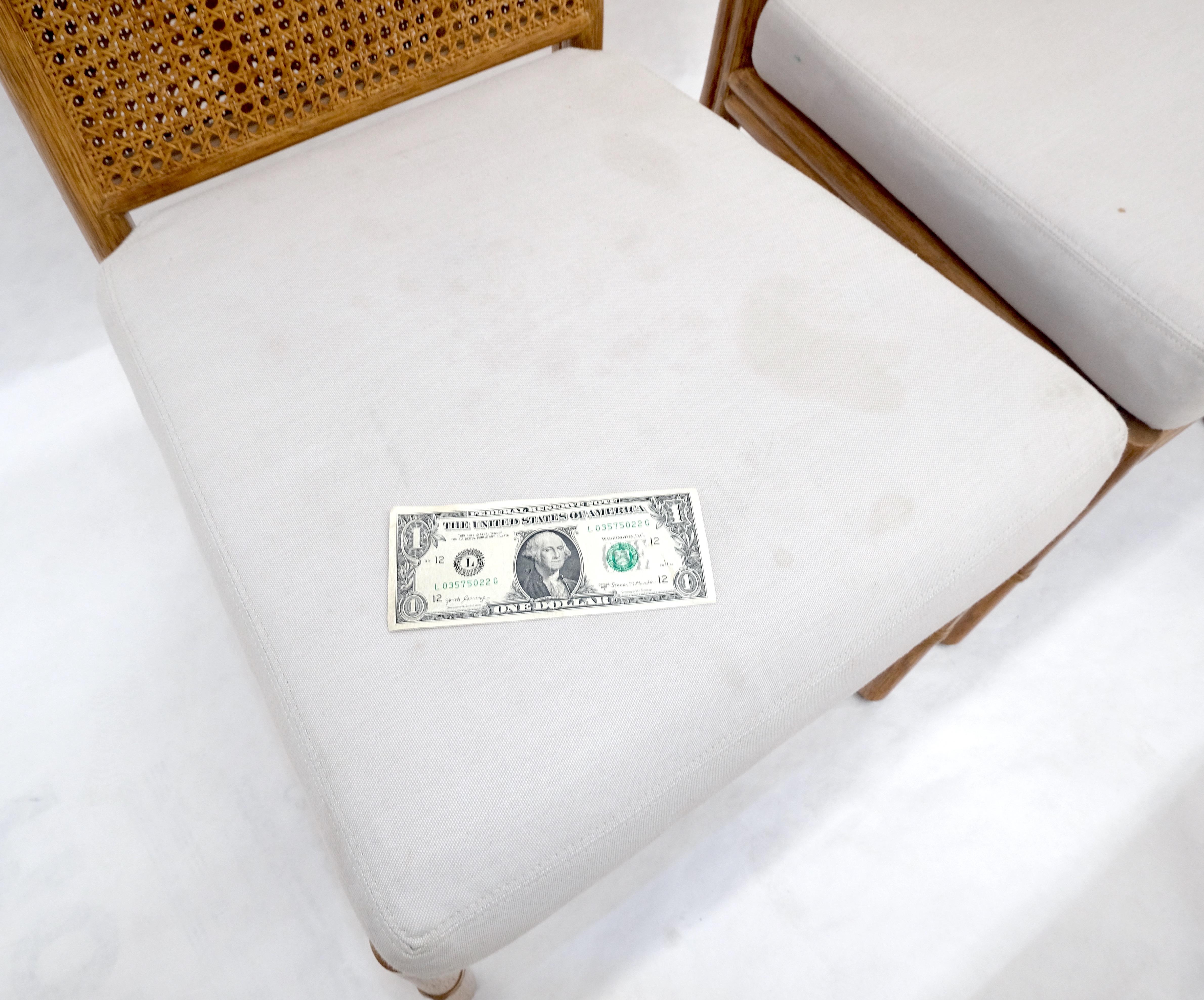 Set di 6 sedie da pranzo in rattan McGuire Cane 7 del Mid Century Modern MINT in vendita 3