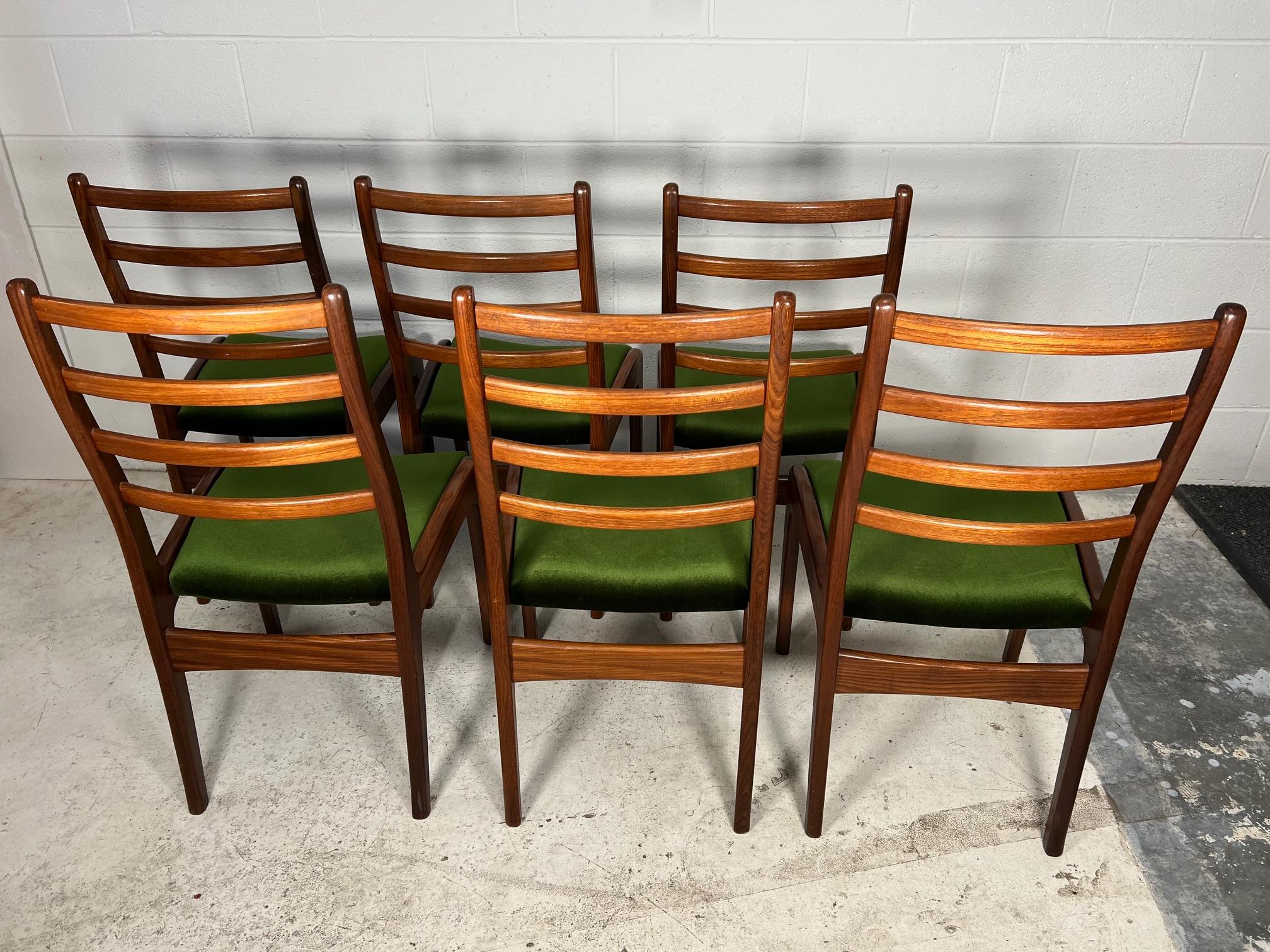 Mid-Century Modern Set Of 6  Mid Century  Modern Teak Dining Chairs By G Plan Ladder Back