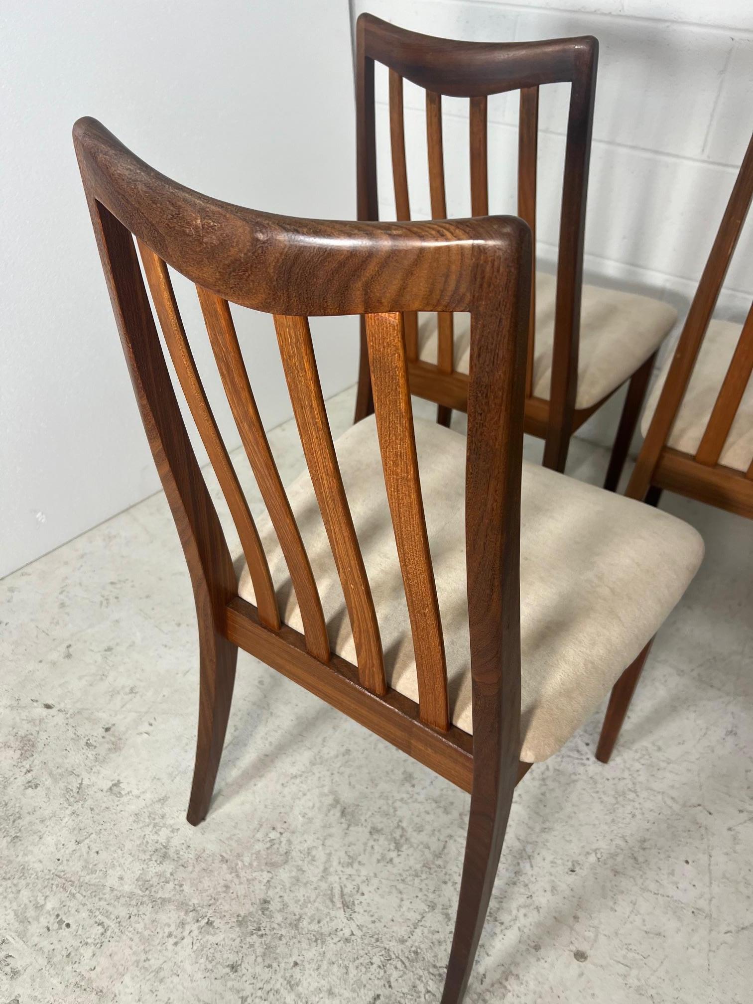 Mid-Century Modern Set Of 6 Mid Century Modern Teak Dining Chairs By G Plan Slat Back