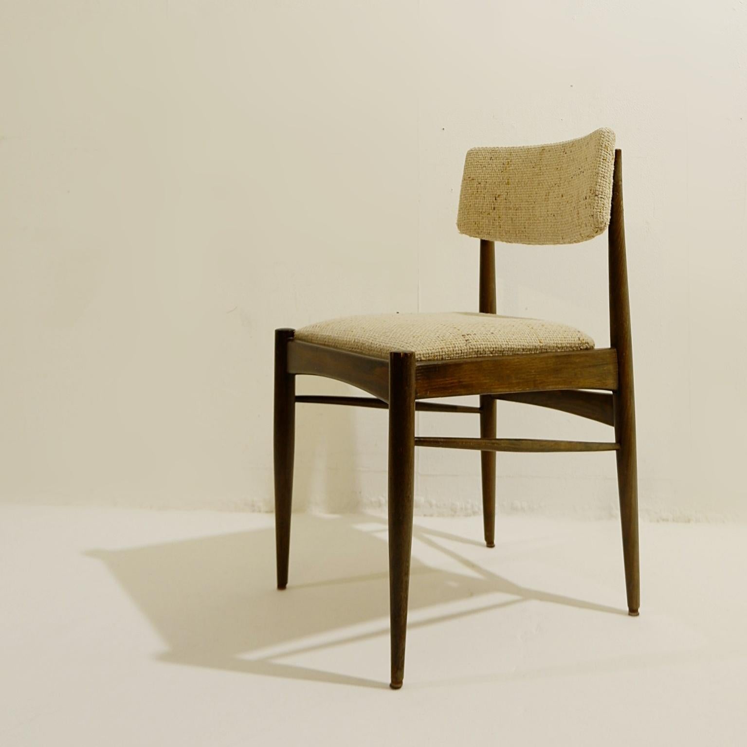 Mid-Century Modern Set Of 6 Mid-century modern Vintage Dining Chairs, 1970'S