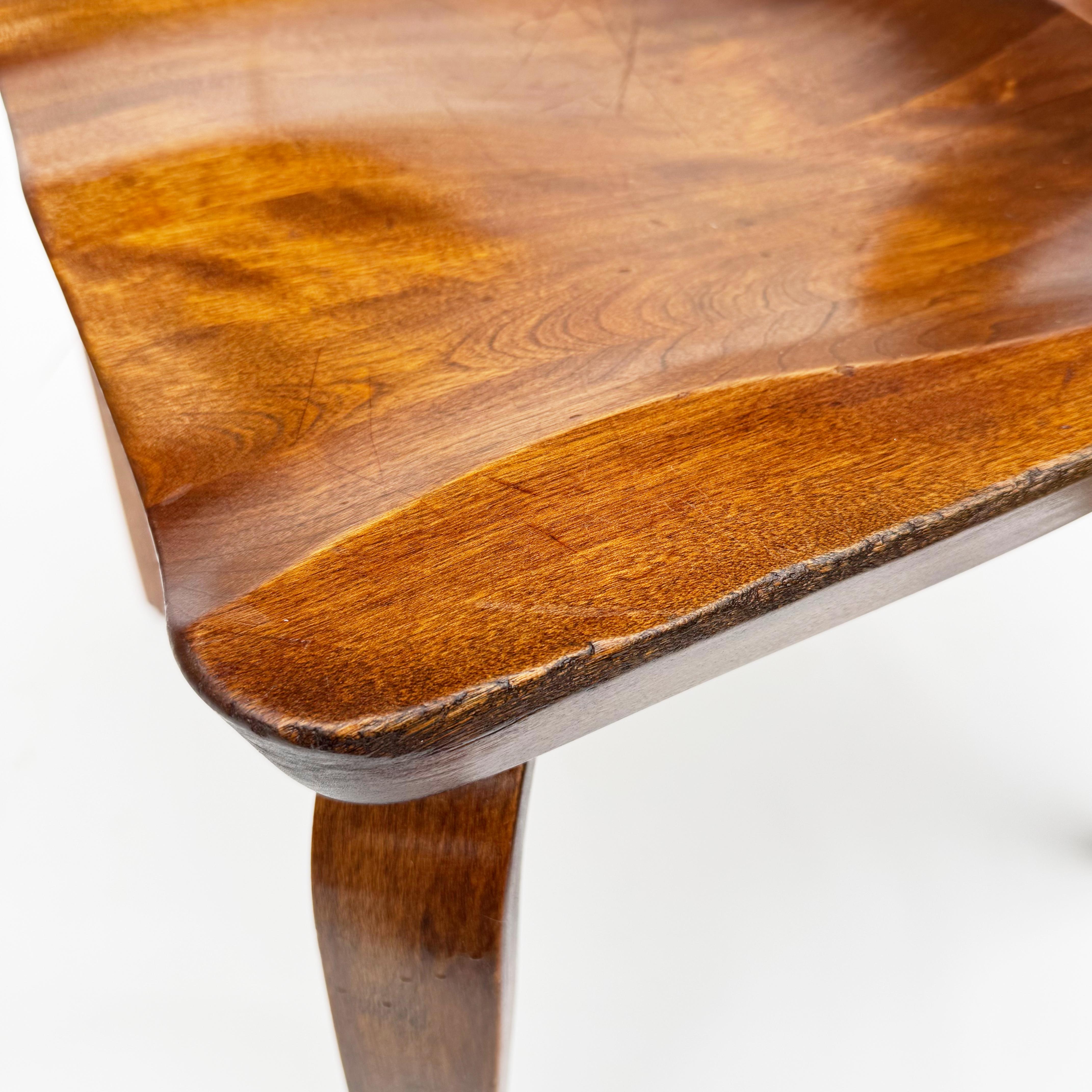 Set of 6 Mid-Century Modern W199 Bent-Wood Chairs by Walter Gropius for Thonet For Sale 4