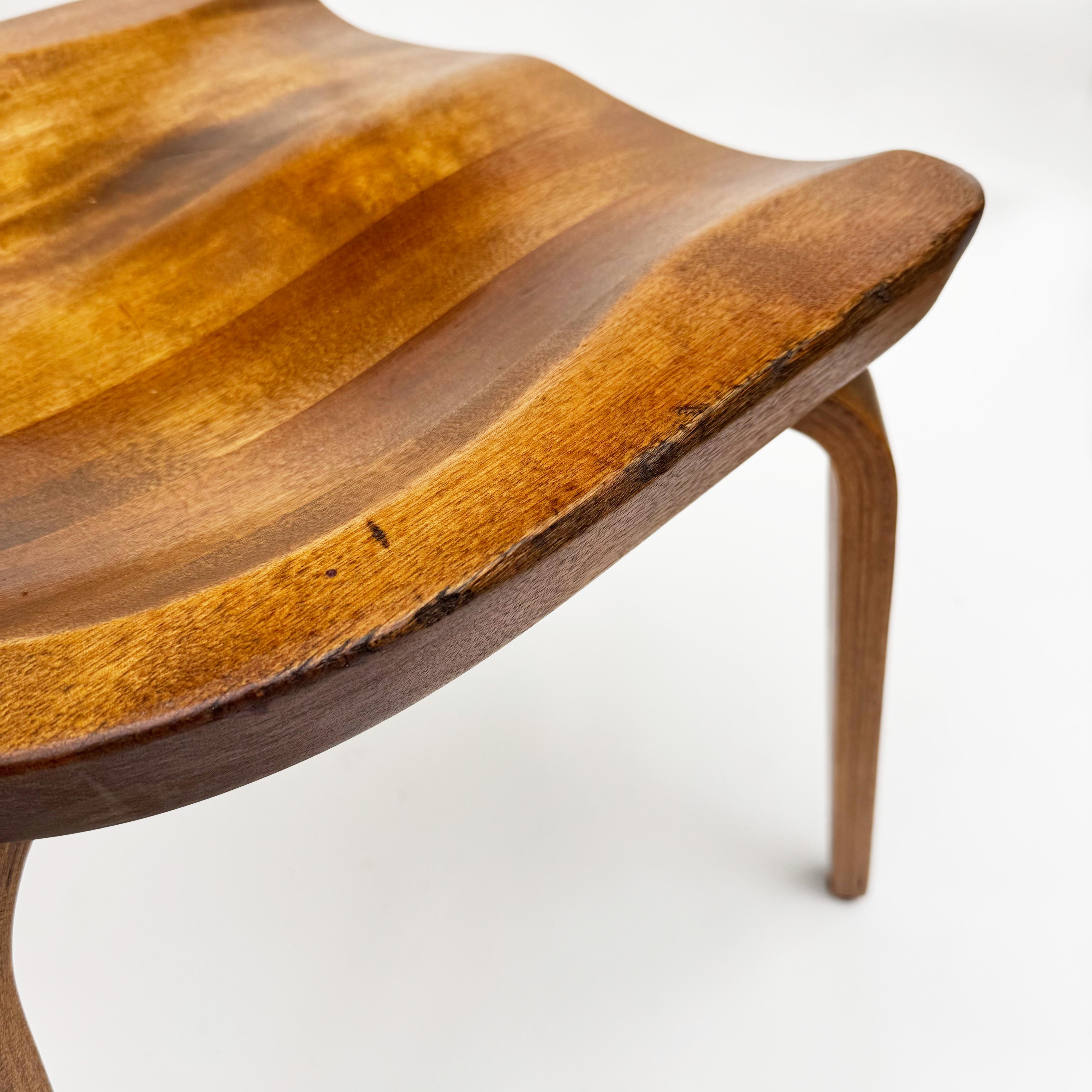 Set of 6 Mid-Century Modern W199 Bent-Wood Chairs by Walter Gropius for Thonet For Sale 7