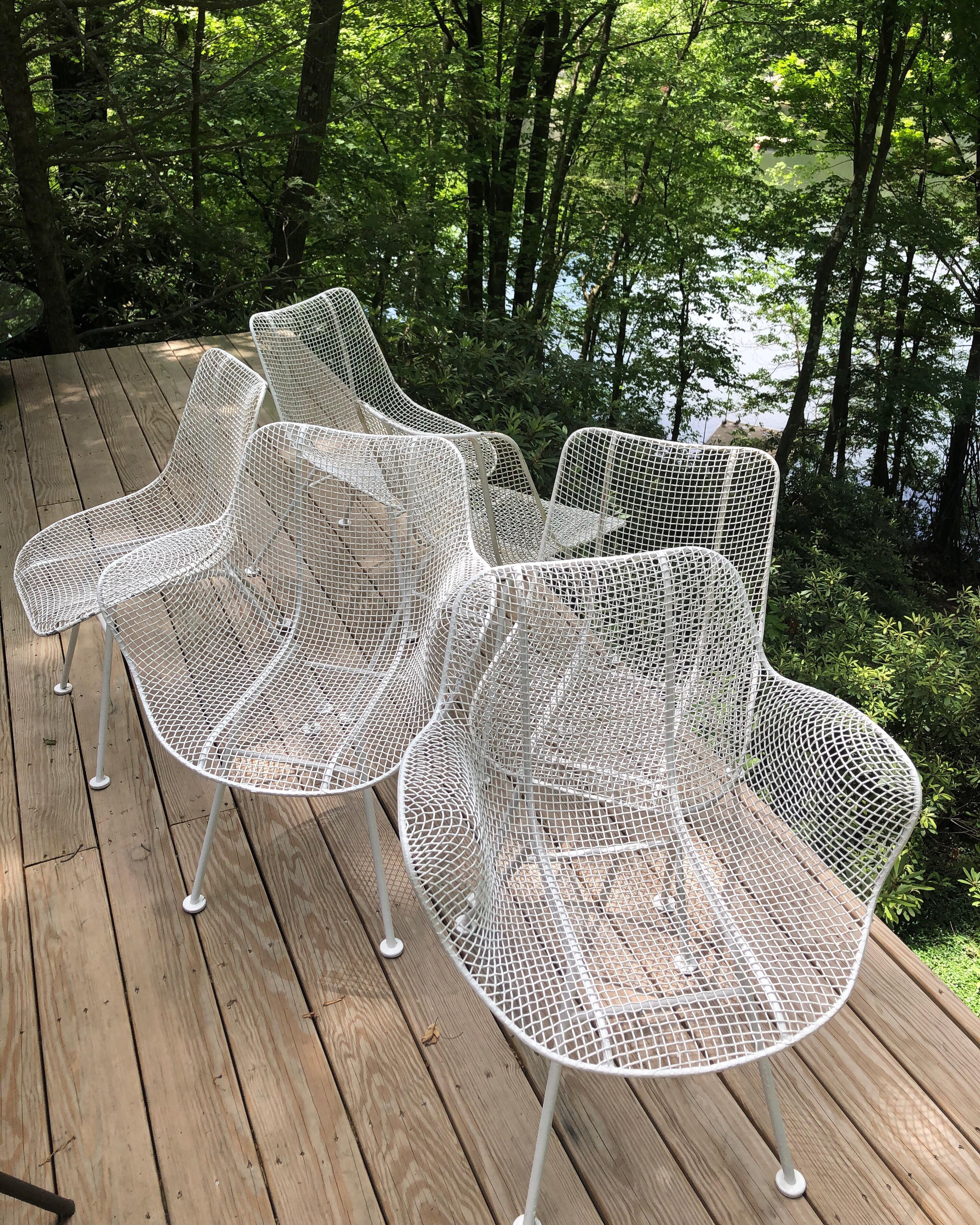 wire mesh dining chairs