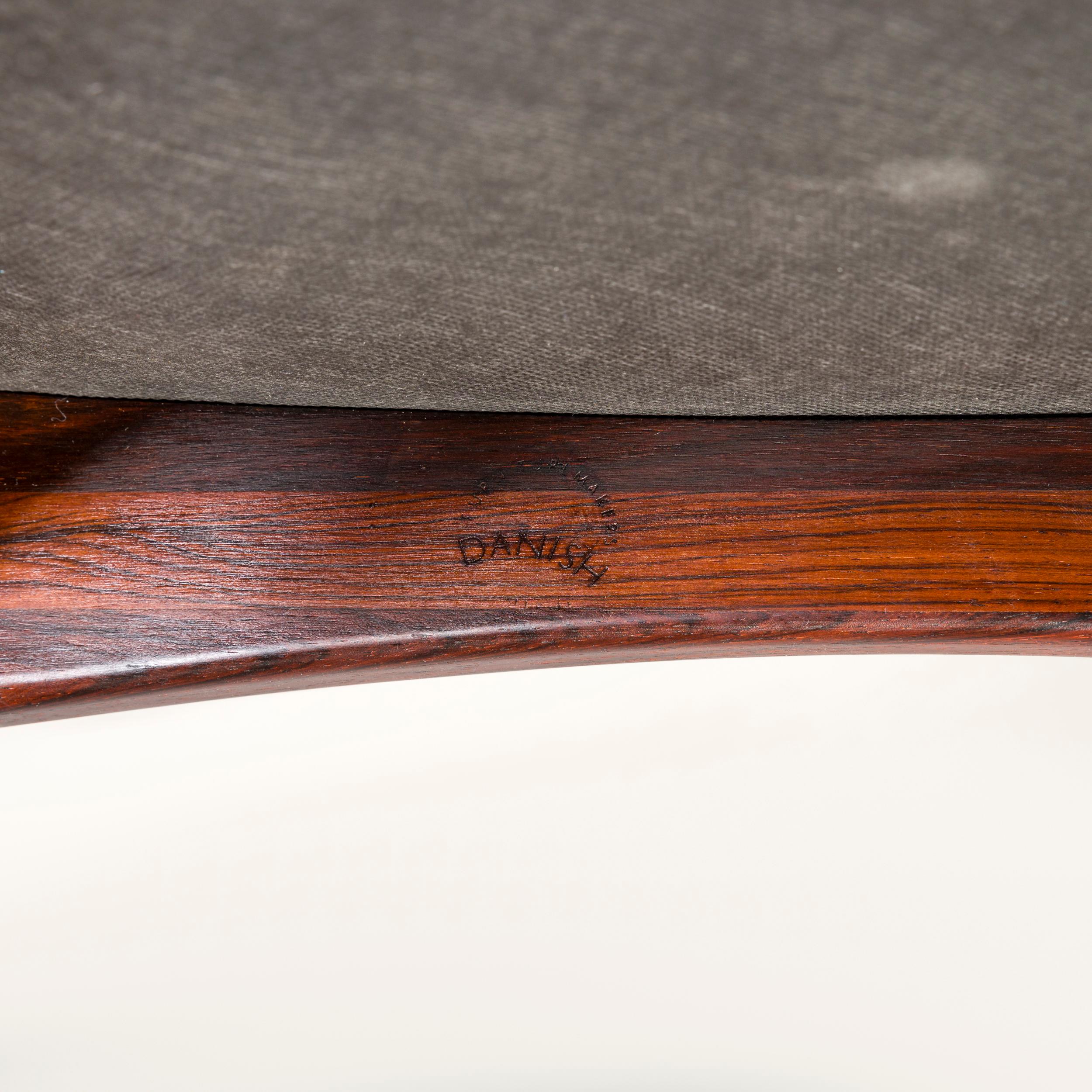 Danish Set of 6 Mid-century Rosewood Dining Chairs by Niels Koefoed