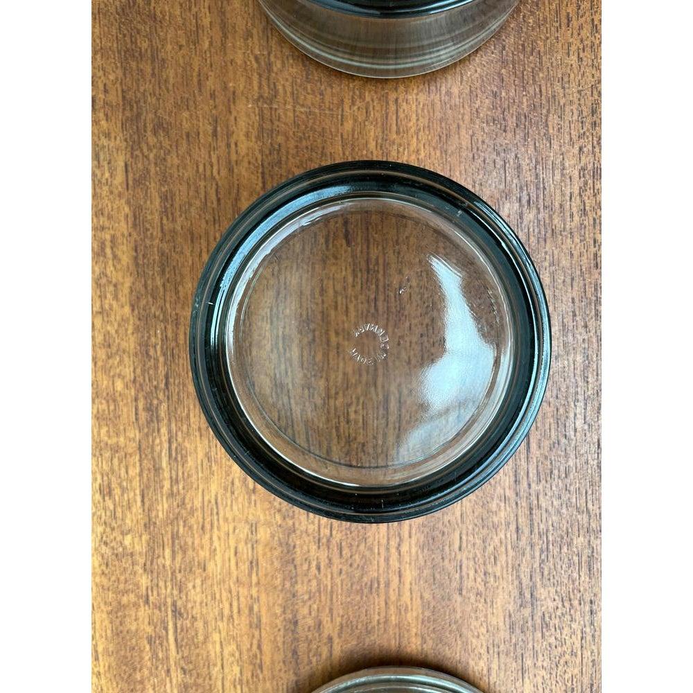 Set of 6 Mid-Century Round Stacking Bowls in Glass, Denmark, 1960s For Sale 6