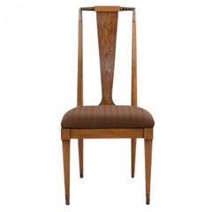 Set of 6 Mid-Century Splat Back Arm and Side Chairs