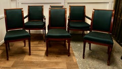 Set of 6 Midcentury Teak Dining Chairs in the Regency Style a Good Quality Set