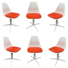 Set of 6 Mid-Century Tulip Side Chair Model 103 by Maurice Burke for Arkana