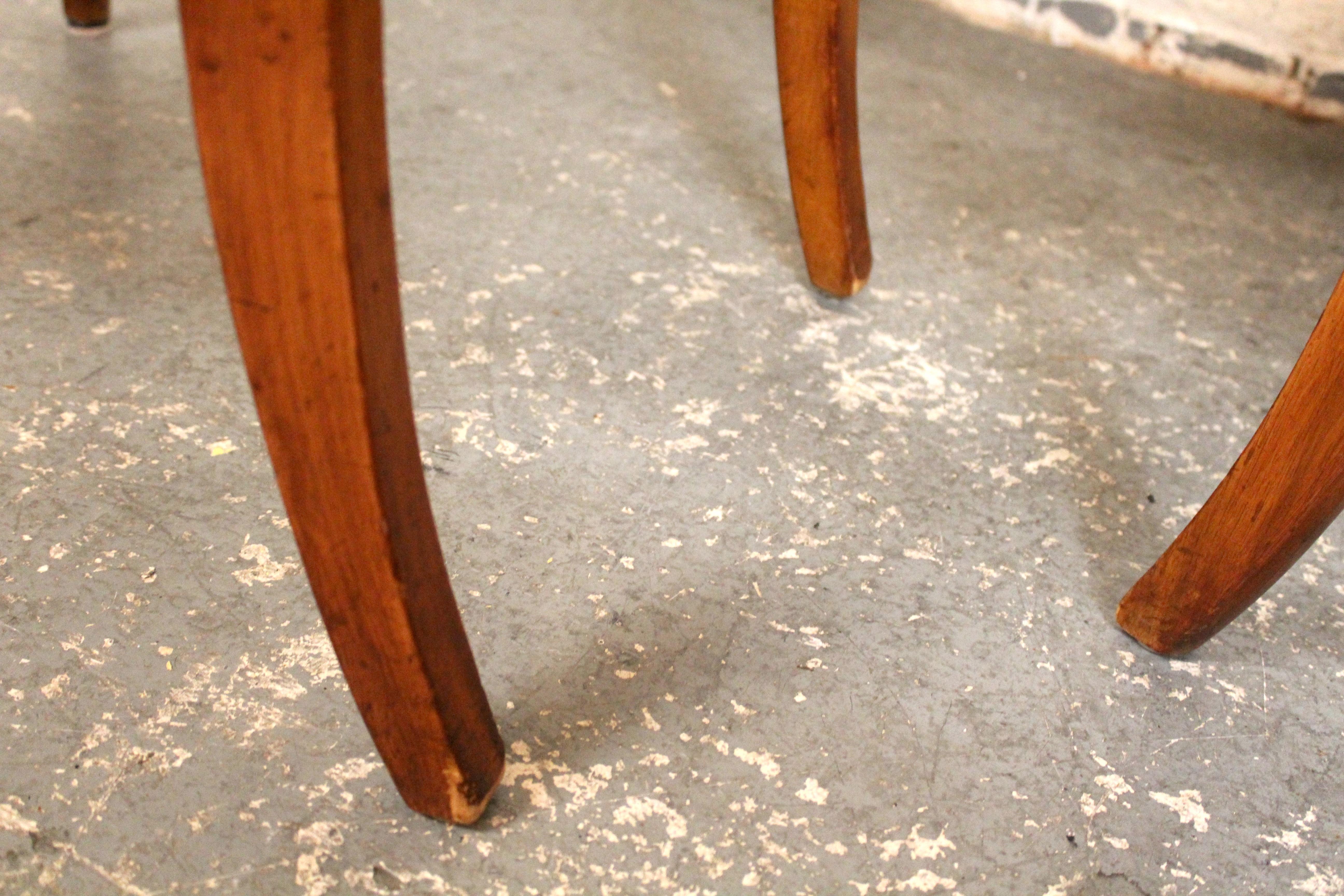 Set of 6 Mid-Century Walnut Dining Chairs by Young Manufacturing Co. For Sale 11