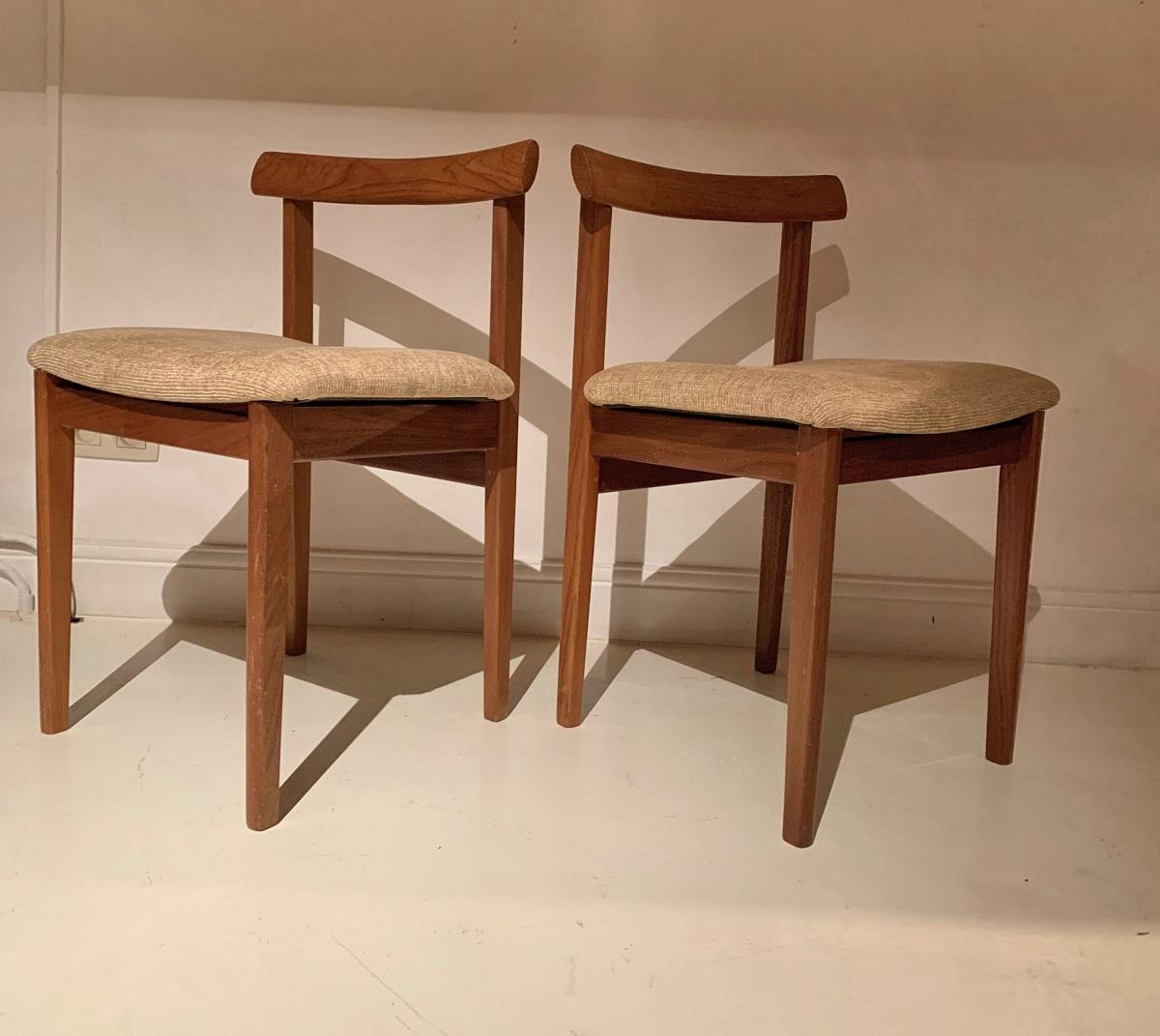 20th Century Set of 6 Midcentury English Chairs