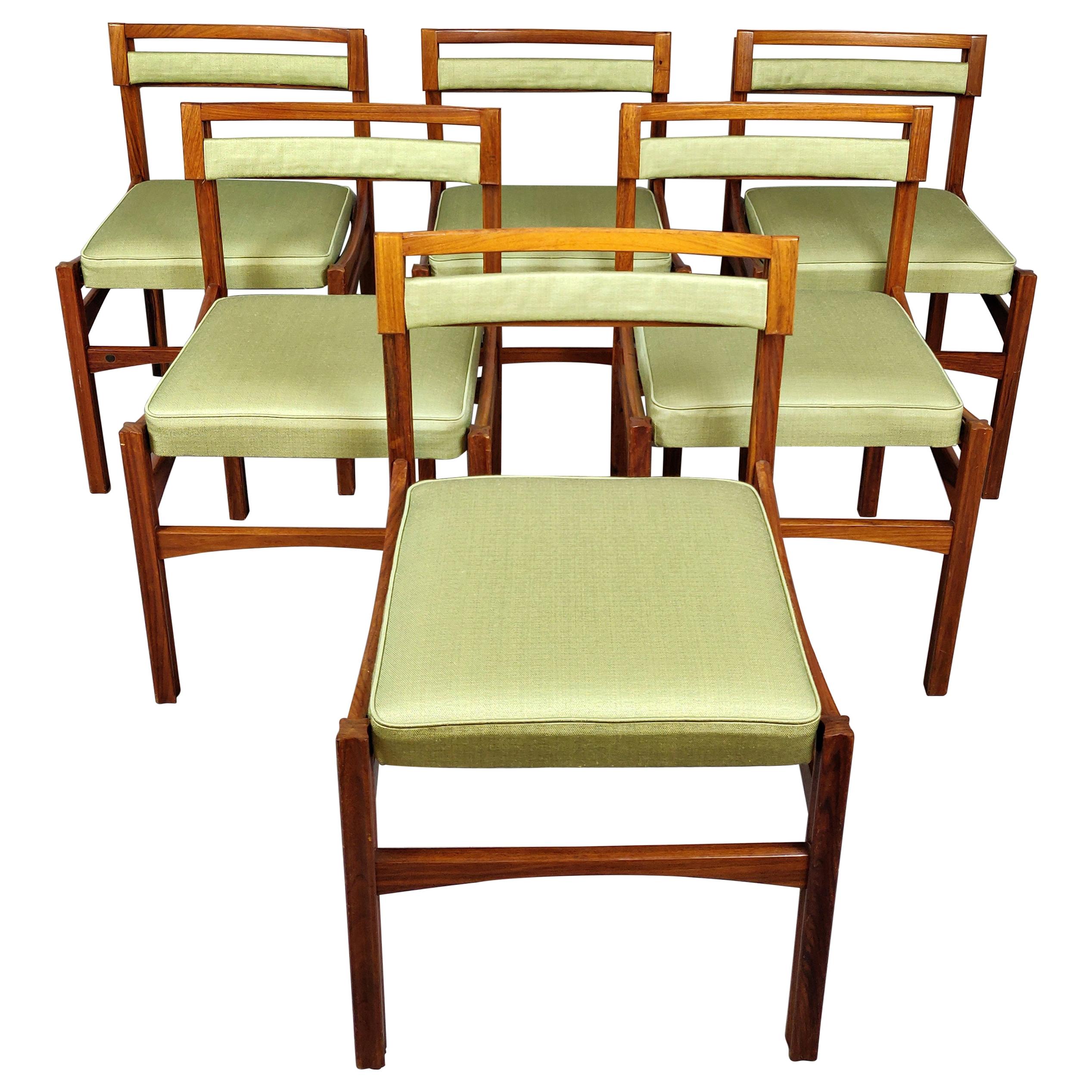 Set of 6 Midcentury Italian Chairs
