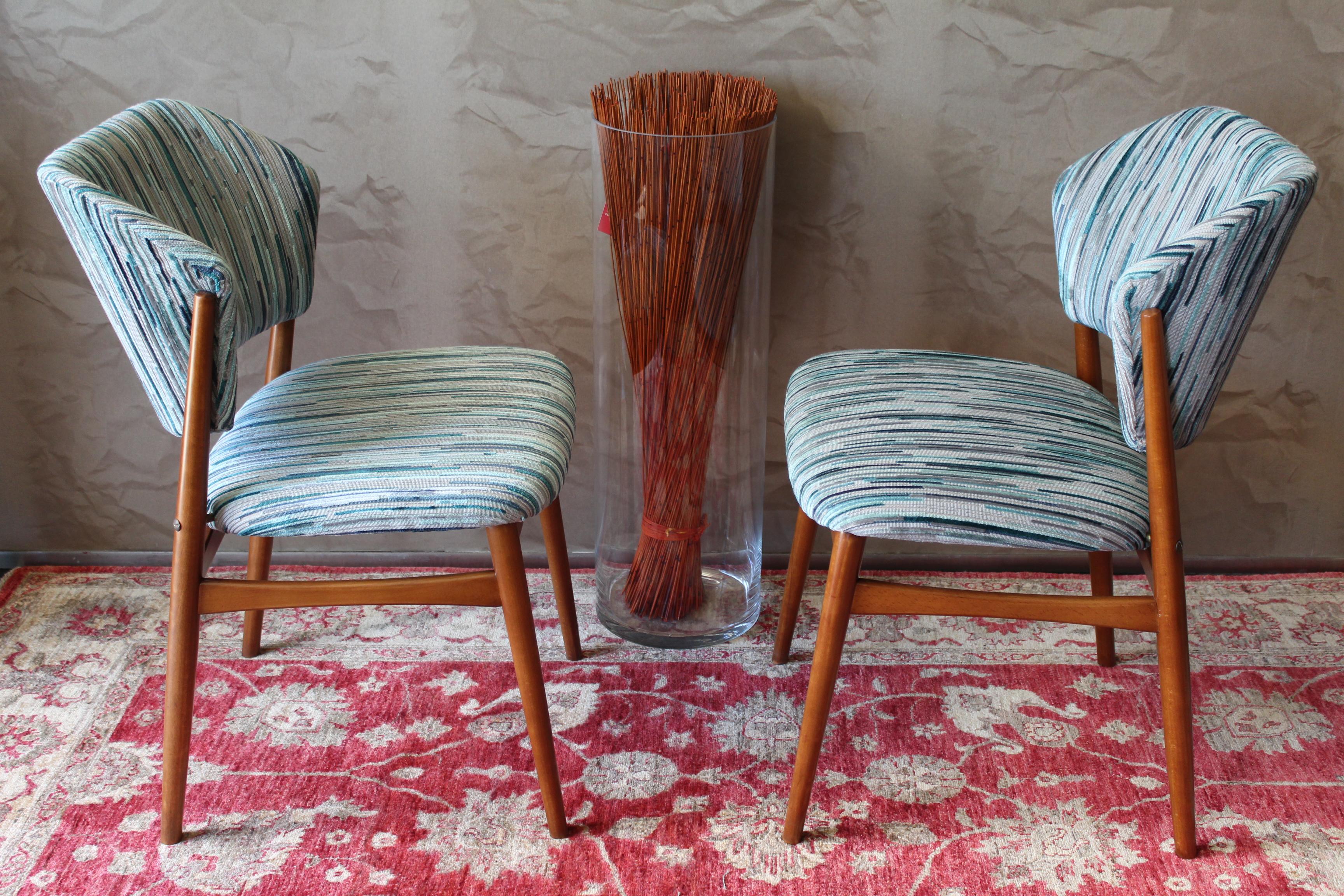 Set of 6 Midcentury Teak Arne Vodder for France & Daverkosen Dining Chairs 4