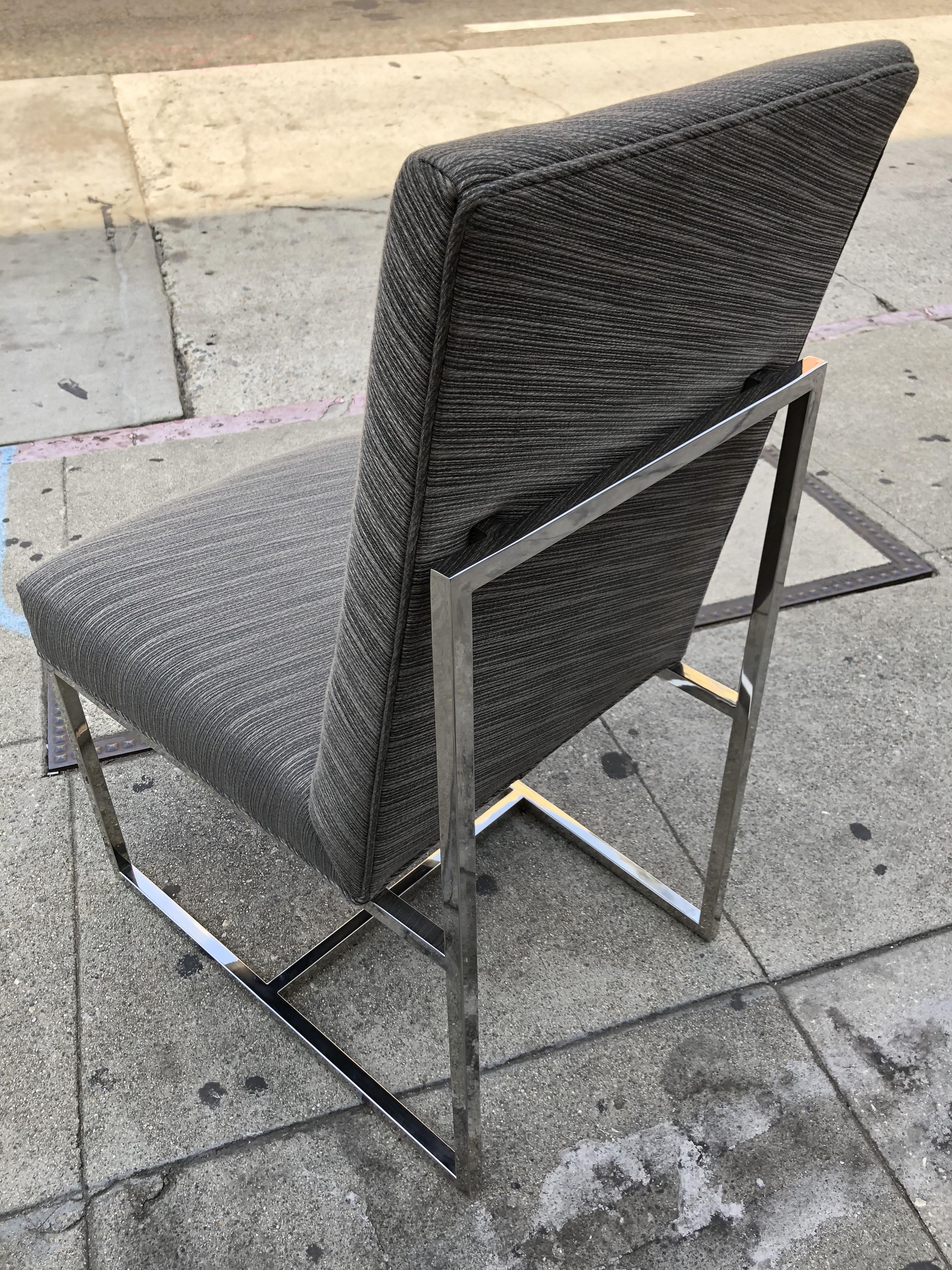 Fabric Set of 6 Modern Dining Chairs