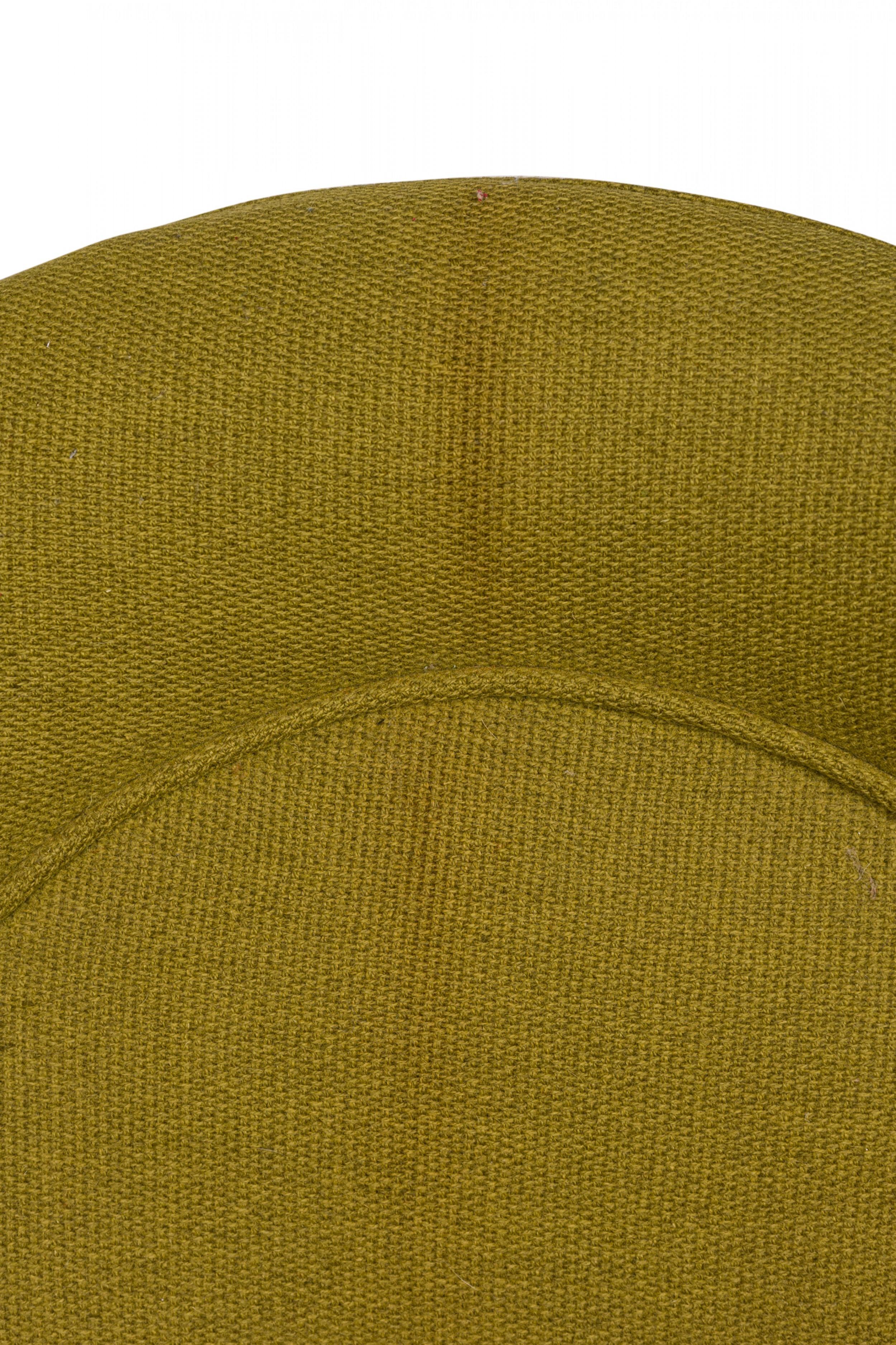 Milo Baughman für Thayer Coggin, 6er-Set olivgrüne gepolsterte Drehmöbel (Moderne der Mitte des Jahrhunderts) im Angebot