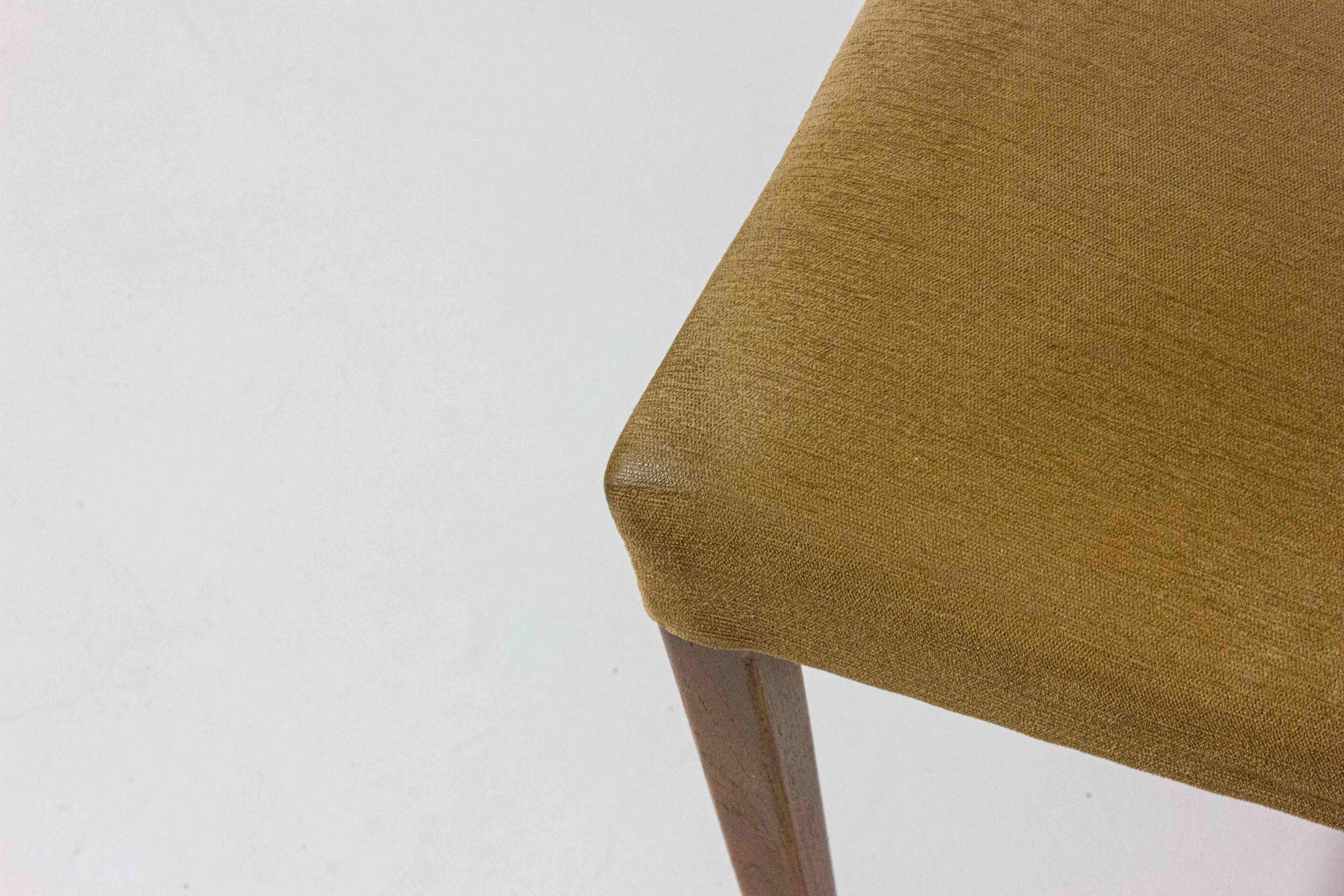 Set di 6 sedie da pranzo minimaliste in teak, Belgio, anni '60 in vendita 4