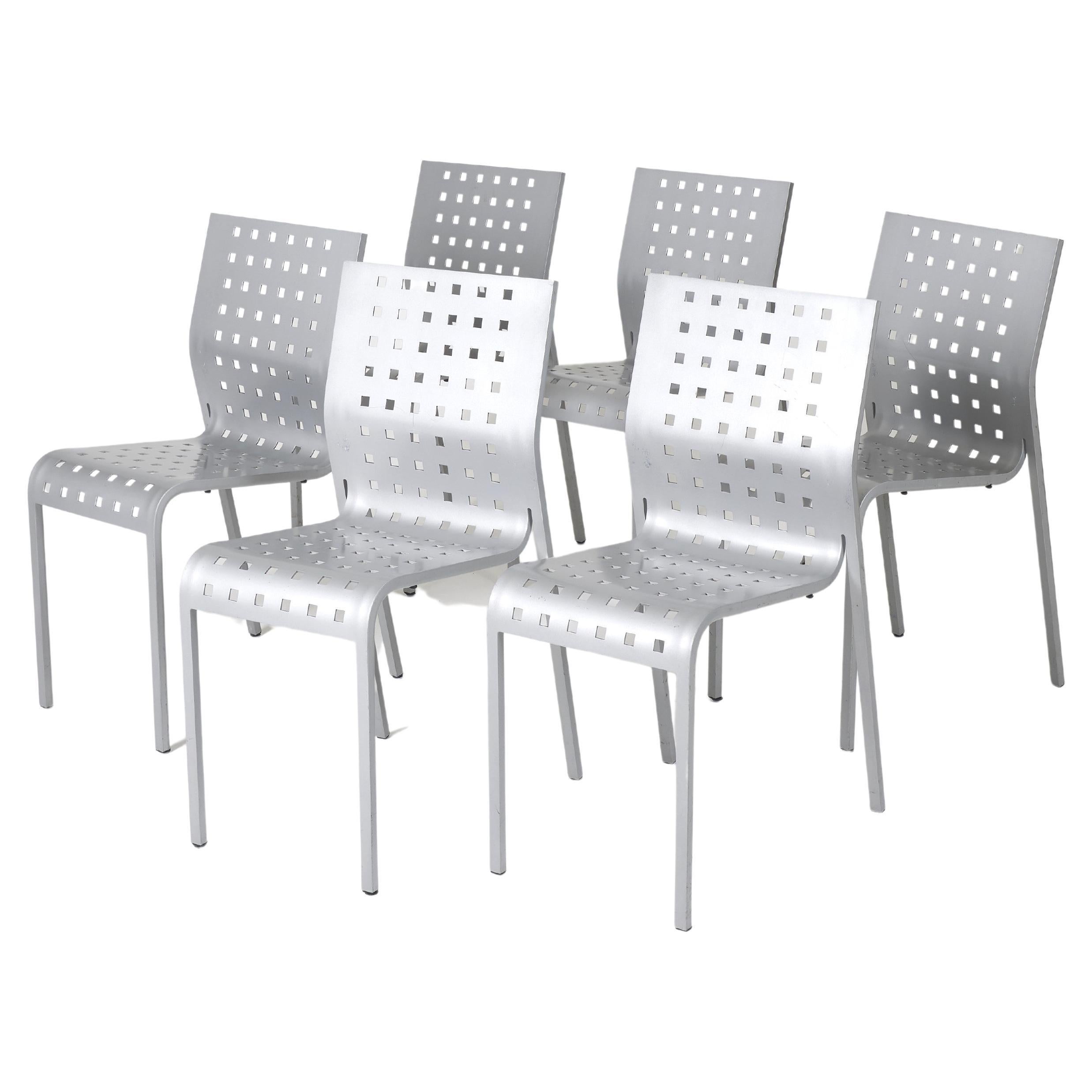 Set of 6 Mirandolina chairs N°2068 by Pietro Arosio edition Zanotta 1990s