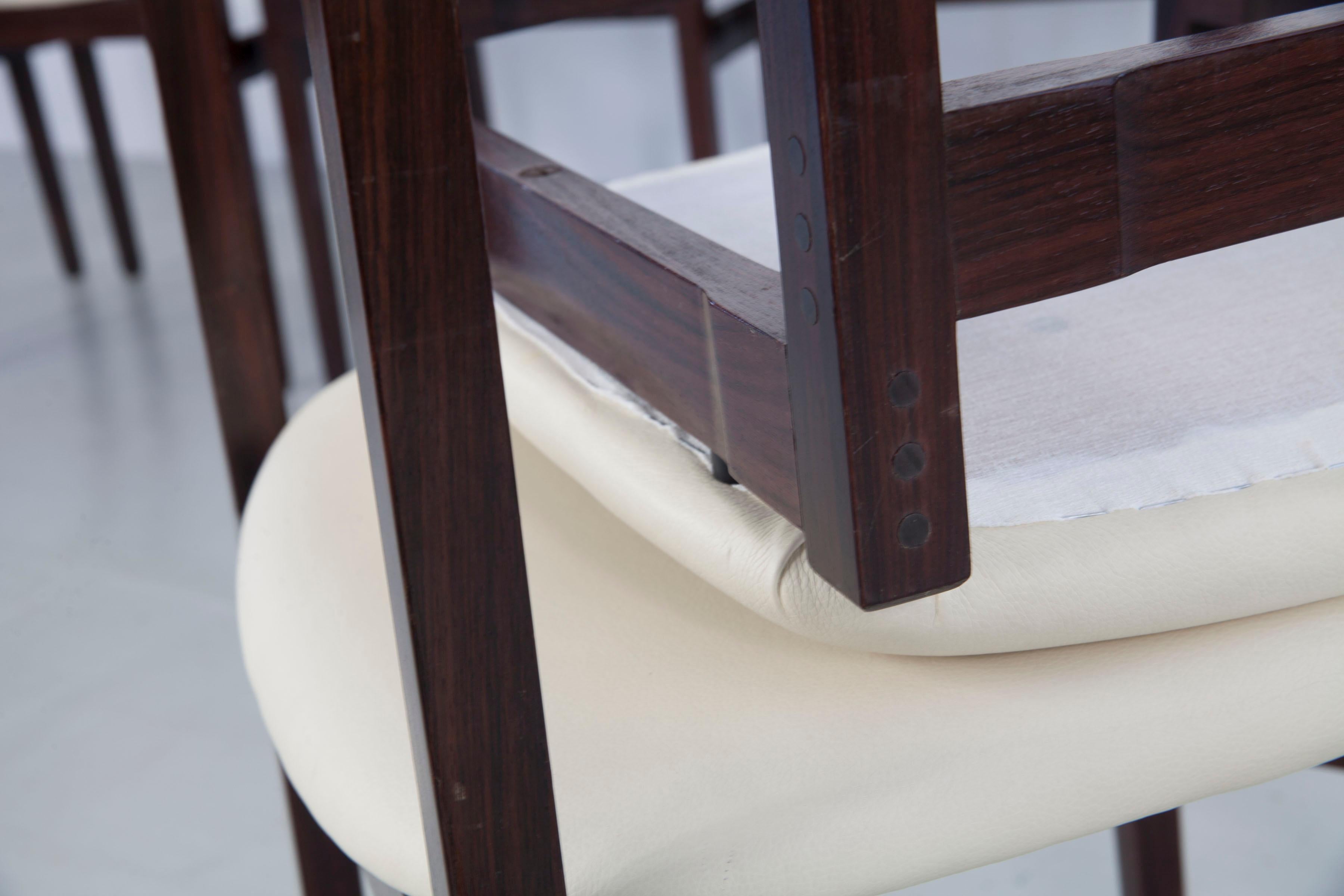 Ensemble de 6 chaises de salle à manger « Modèle 101 », conçues par Gianfranco Frattini en vente 7
