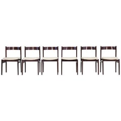 Set of 6 "Model 101" Dining Chairs, Designed by Gianfranco Frattini