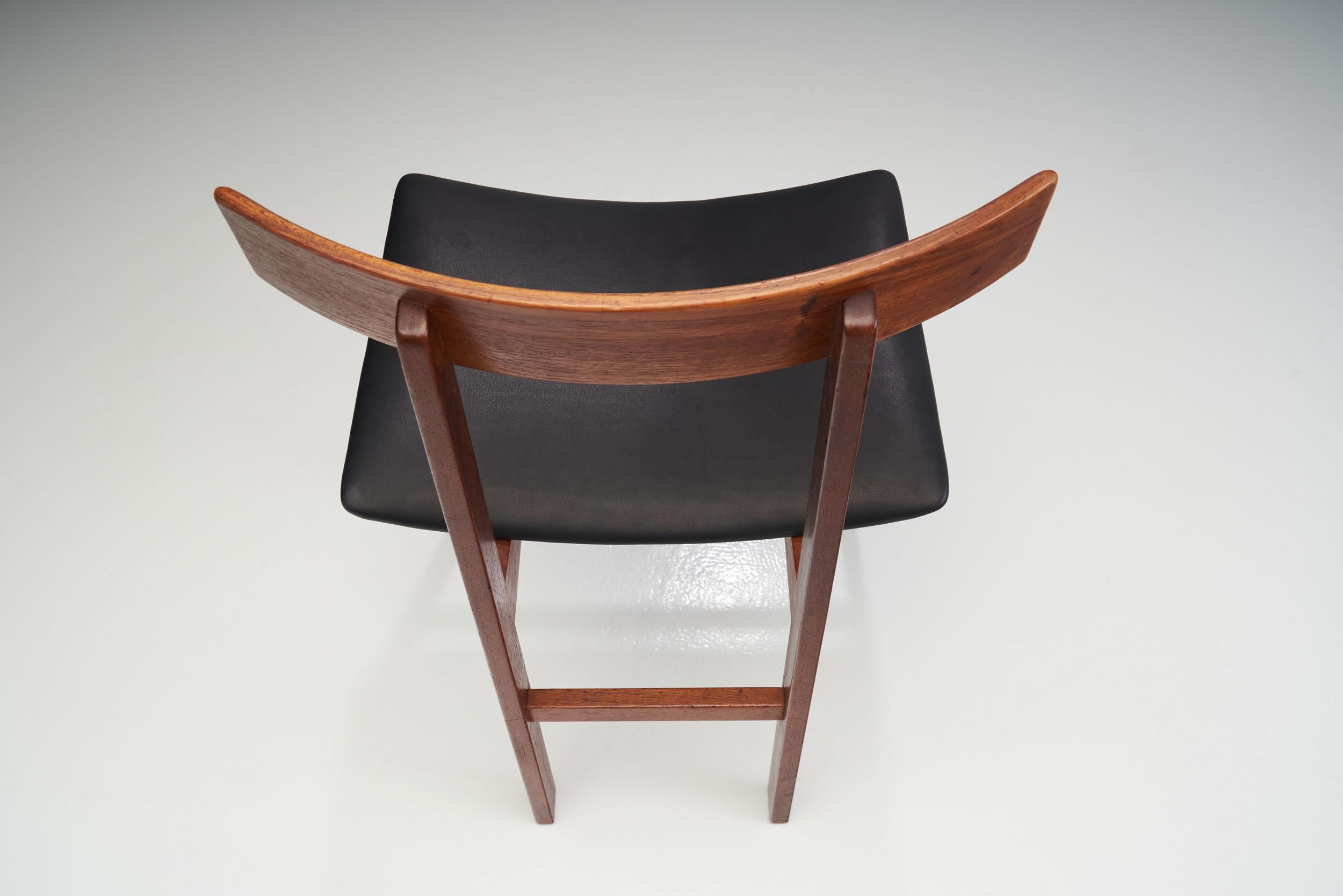 Ensemble de 6 chaises de salle à manger modèle 193 par Inger Klingenberg, Danemark années 1960 en vente 1