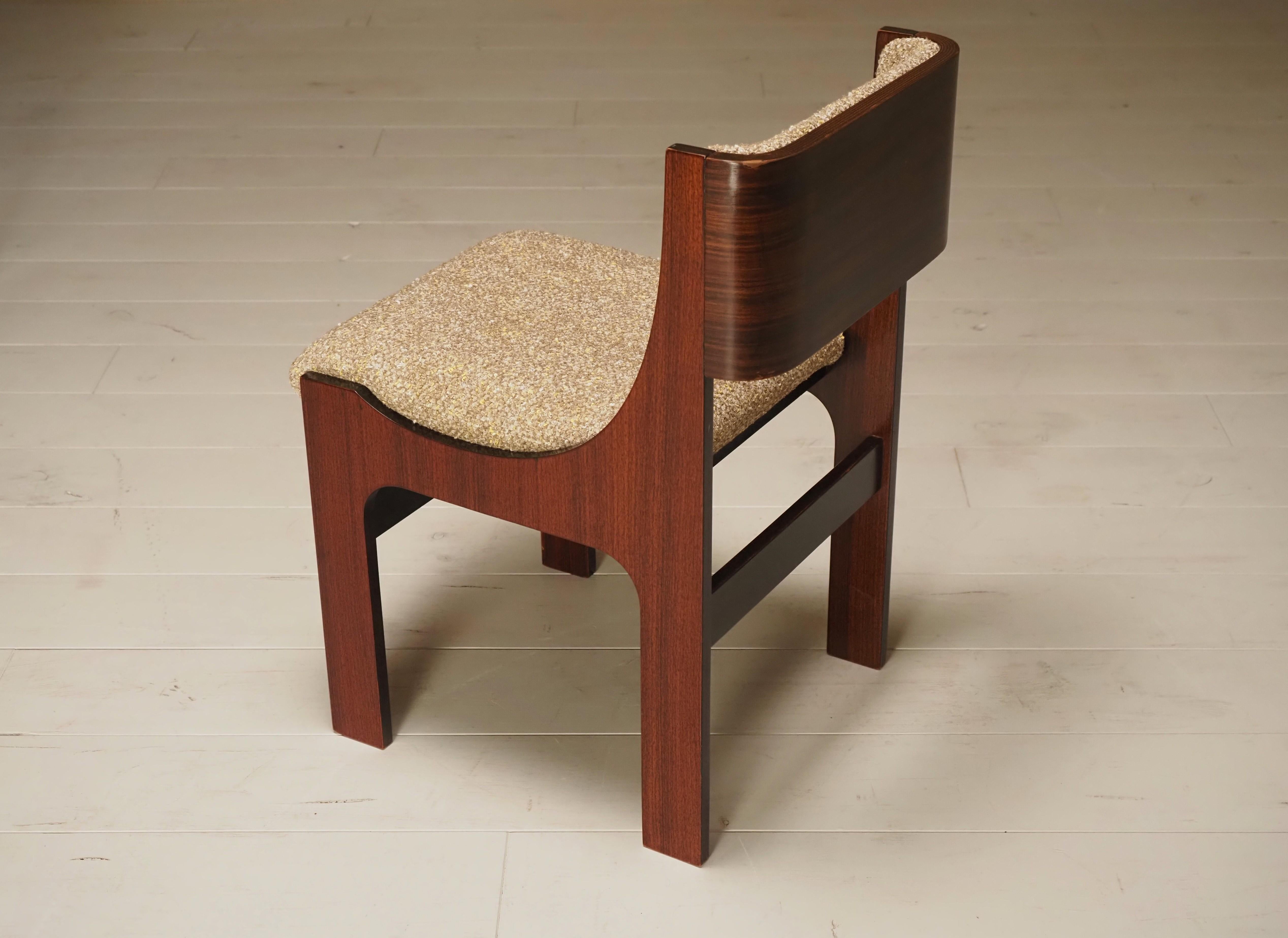 Set of 6 model “273” chairs by Franco Asnaghi for Asnaghi, Italy 1966 For Sale 8