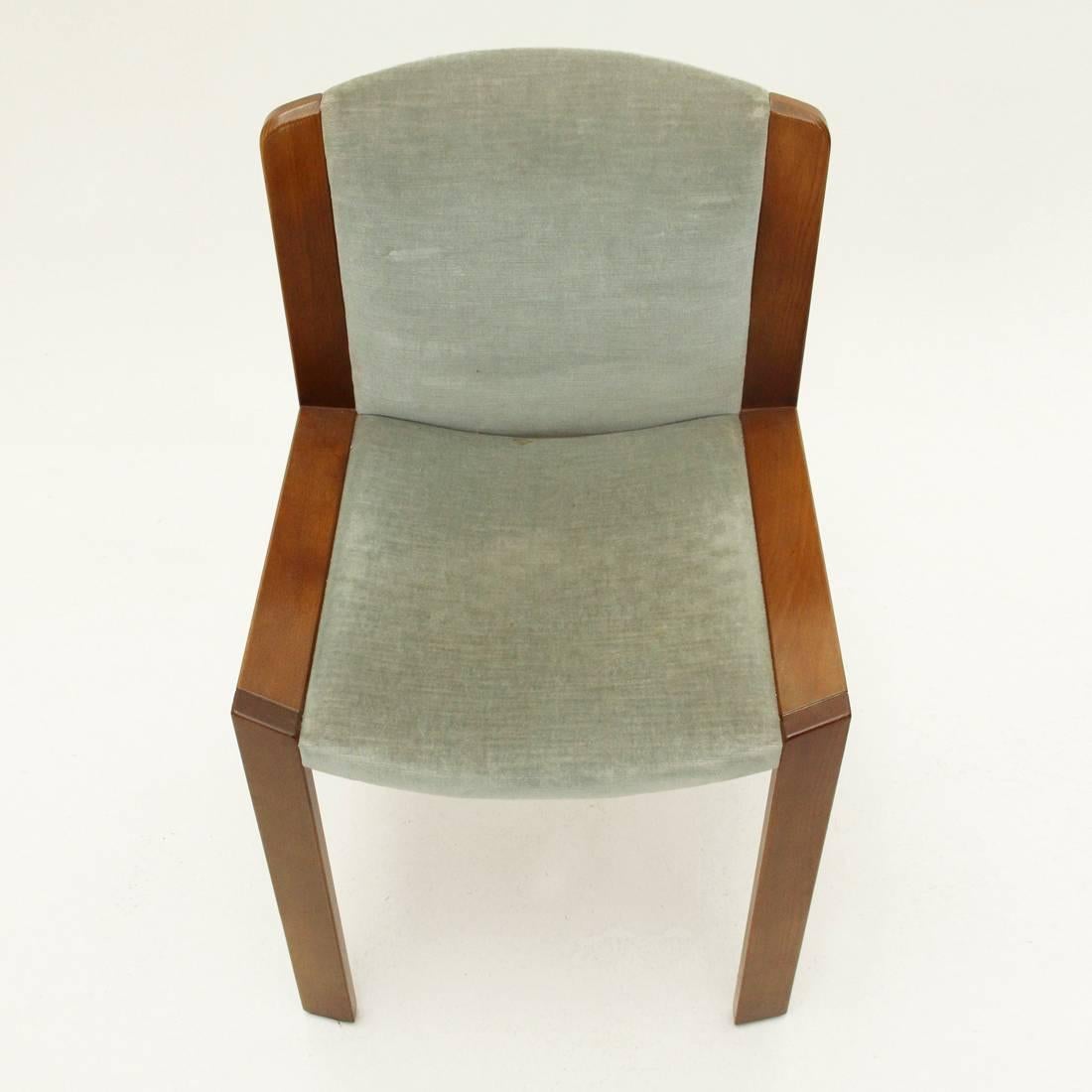 Set of Six Model 300 Dining Chair by Joe Colombo for Pozzi, 1960s 1