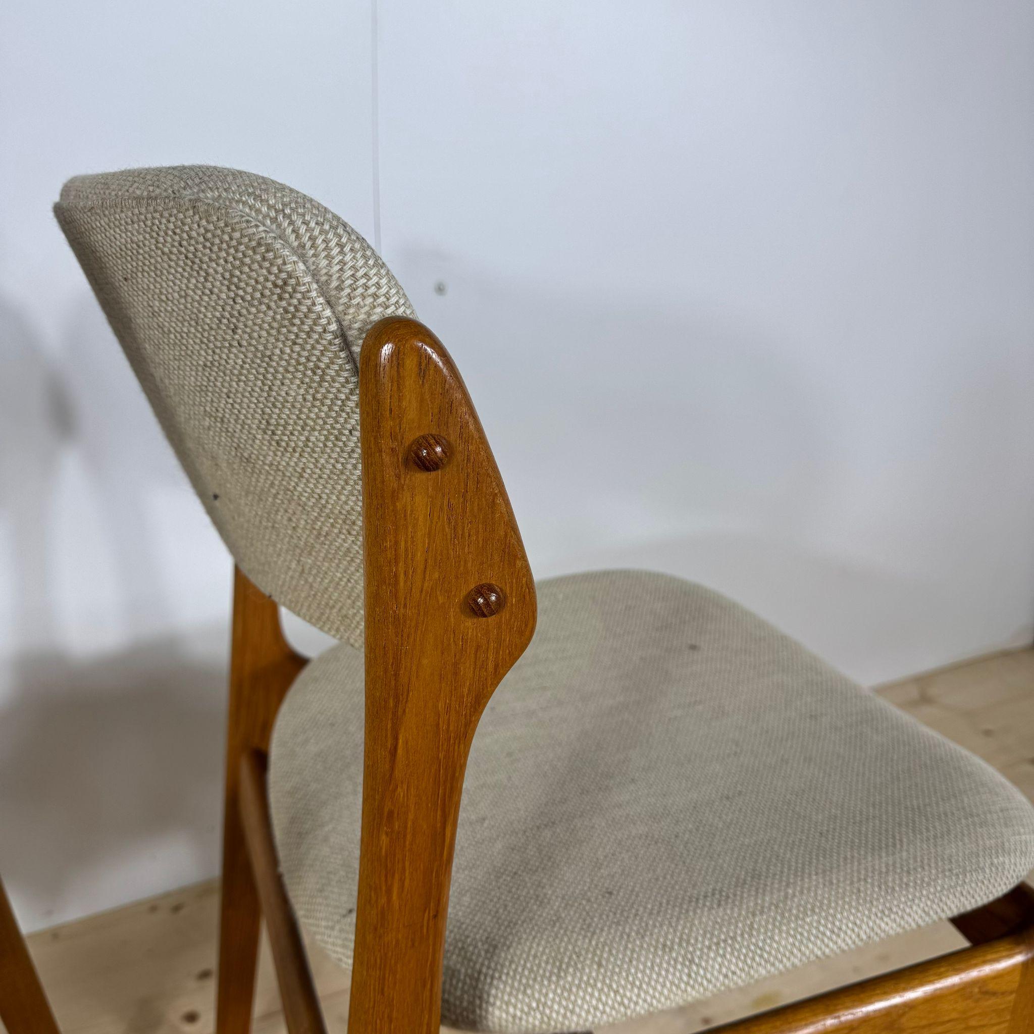 Satz von 6 Stühlen Modell 49, Erik Buch für O.D. Møbler, Dänemark 1960 im Angebot 6