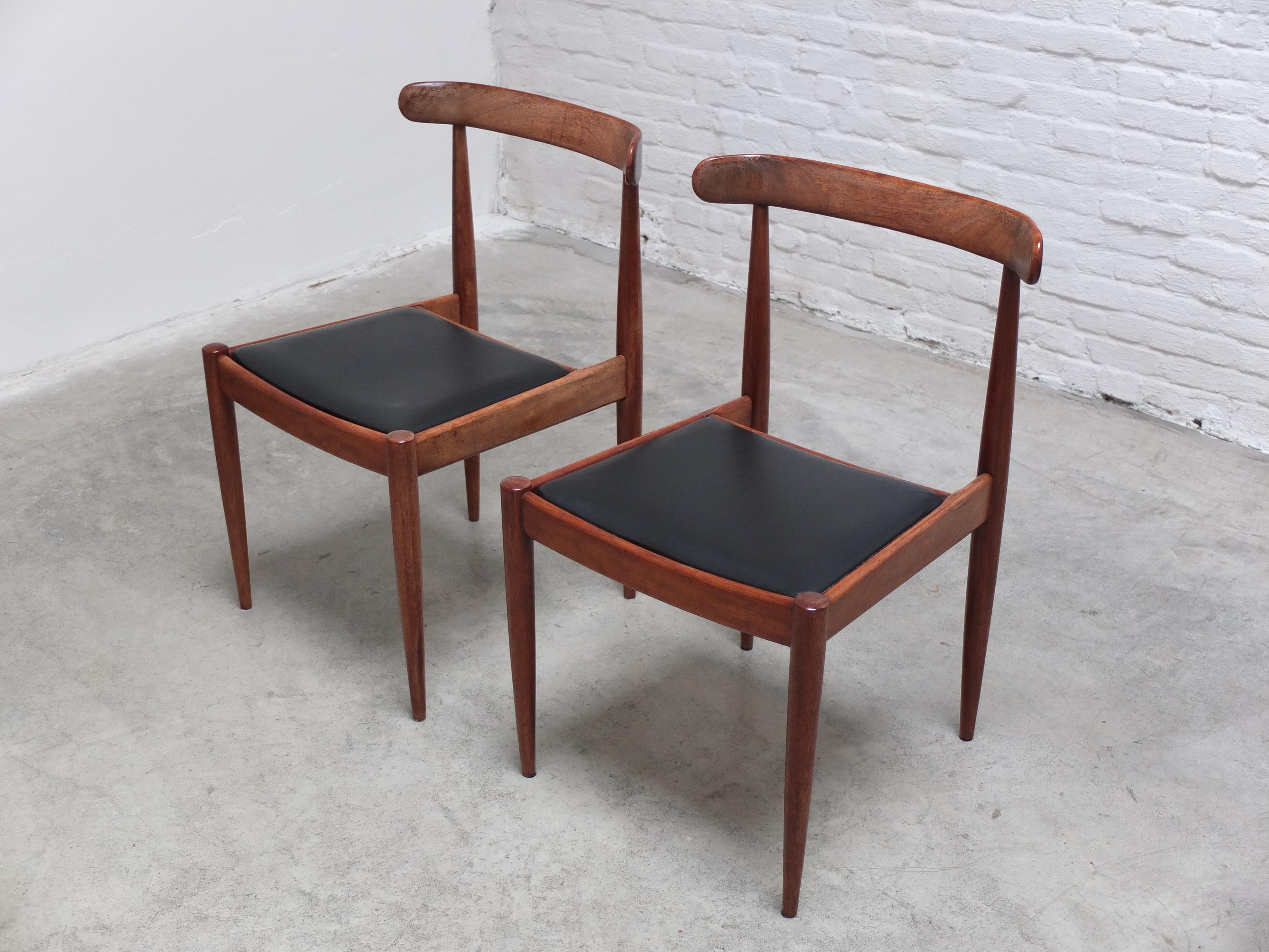 Set of 6 'Model 500' Chairs by Alfred Hendrickx for Belform, 1960s 3