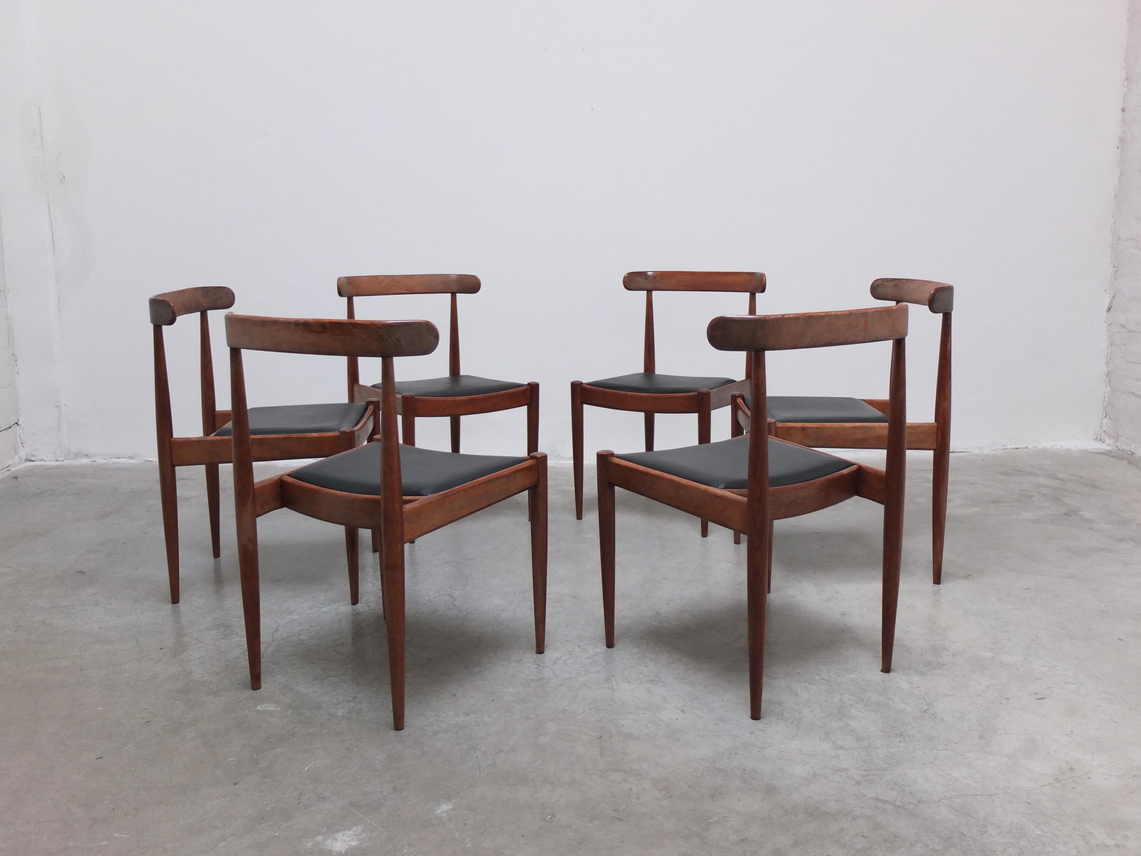 Set of 6 'Model 500' Chairs by Alfred Hendrickx for Belform, 1960s 4