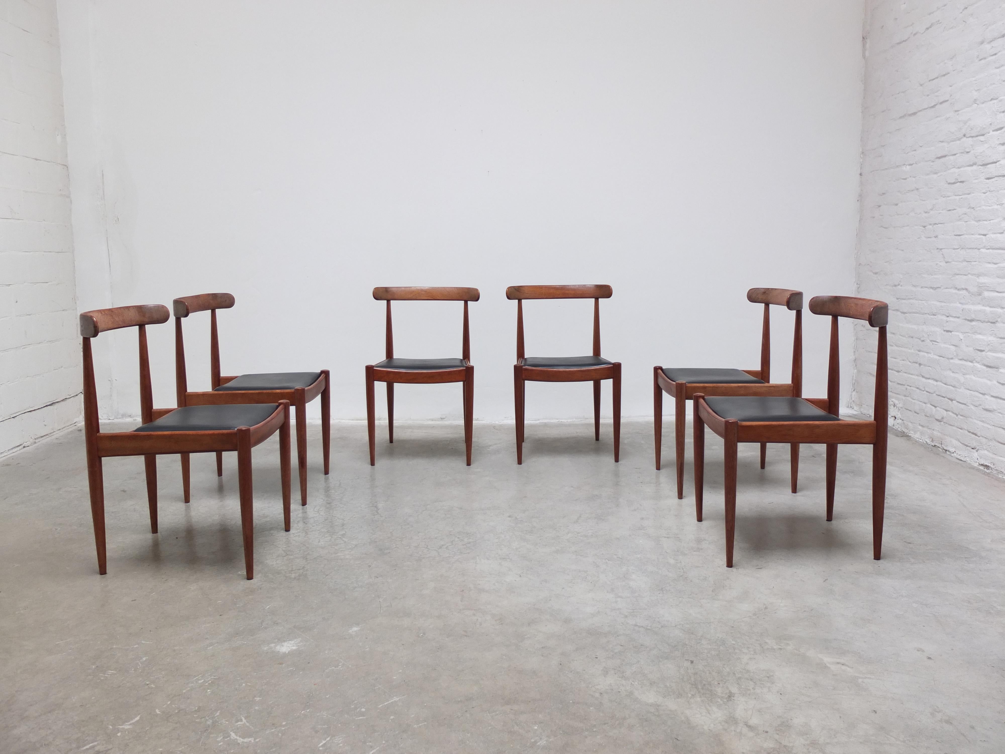 Set of 6 'Model 500' Chairs by Alfred Hendrickx for Belform, 1960s 6