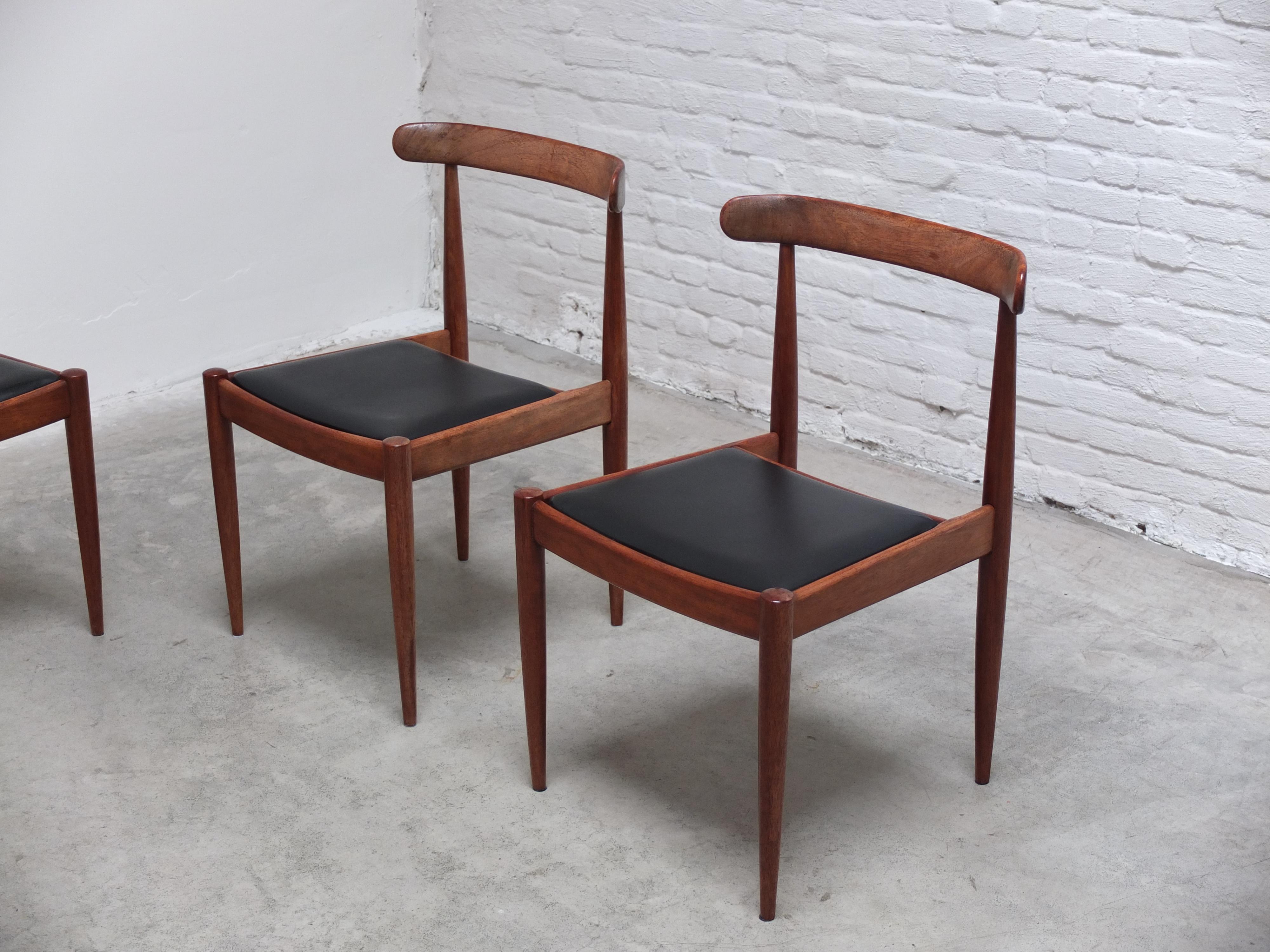 Set of 6 'Model 500' Chairs by Alfred Hendrickx for Belform, 1960s 7