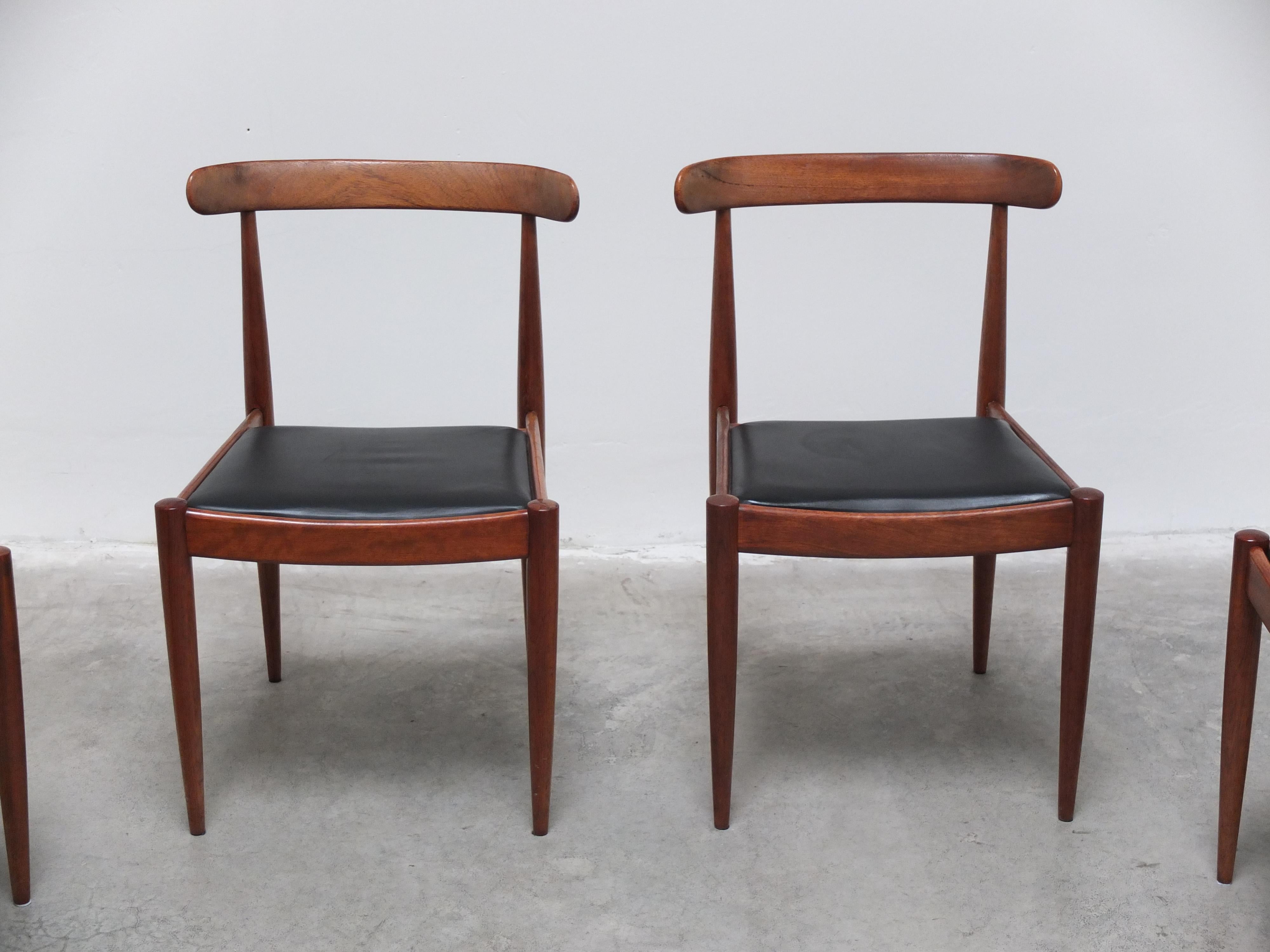 Set of 6 'Model 500' Chairs by Alfred Hendrickx for Belform, 1960s 8