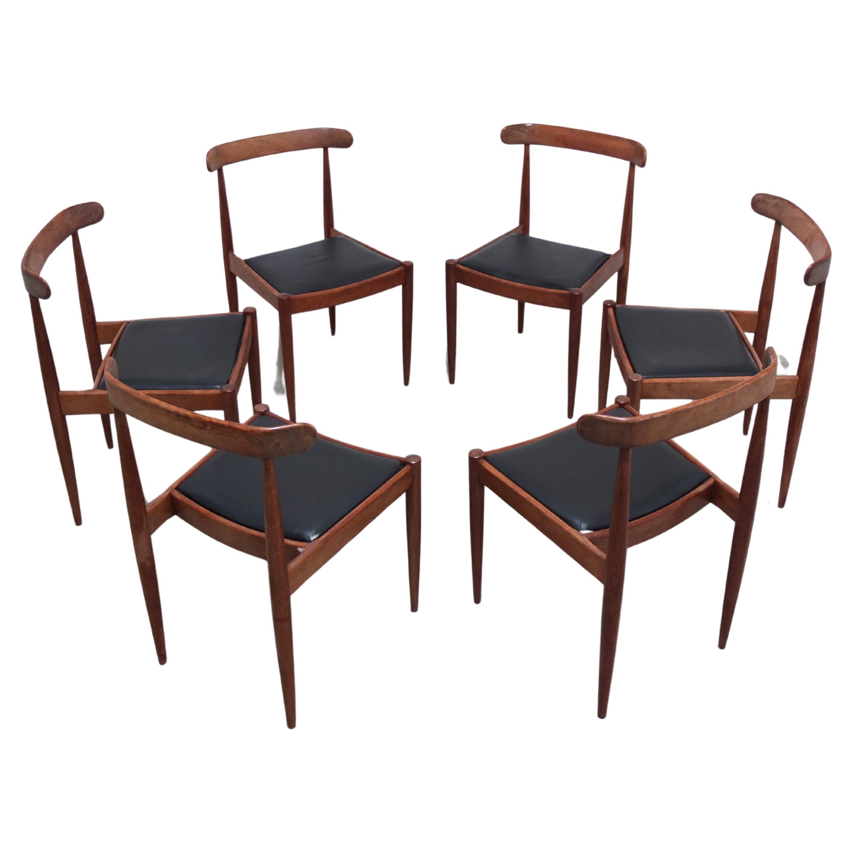 Set of 6 'Model 500' Chairs by Alfred Hendrickx for Belform, 1960s