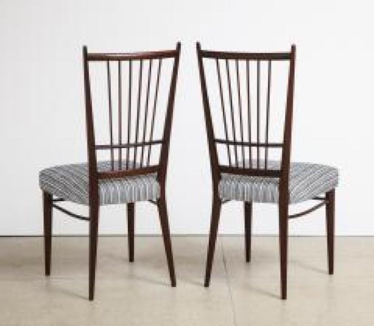 20th Century Osvaldo Borsani Dining Chairs For Sale
