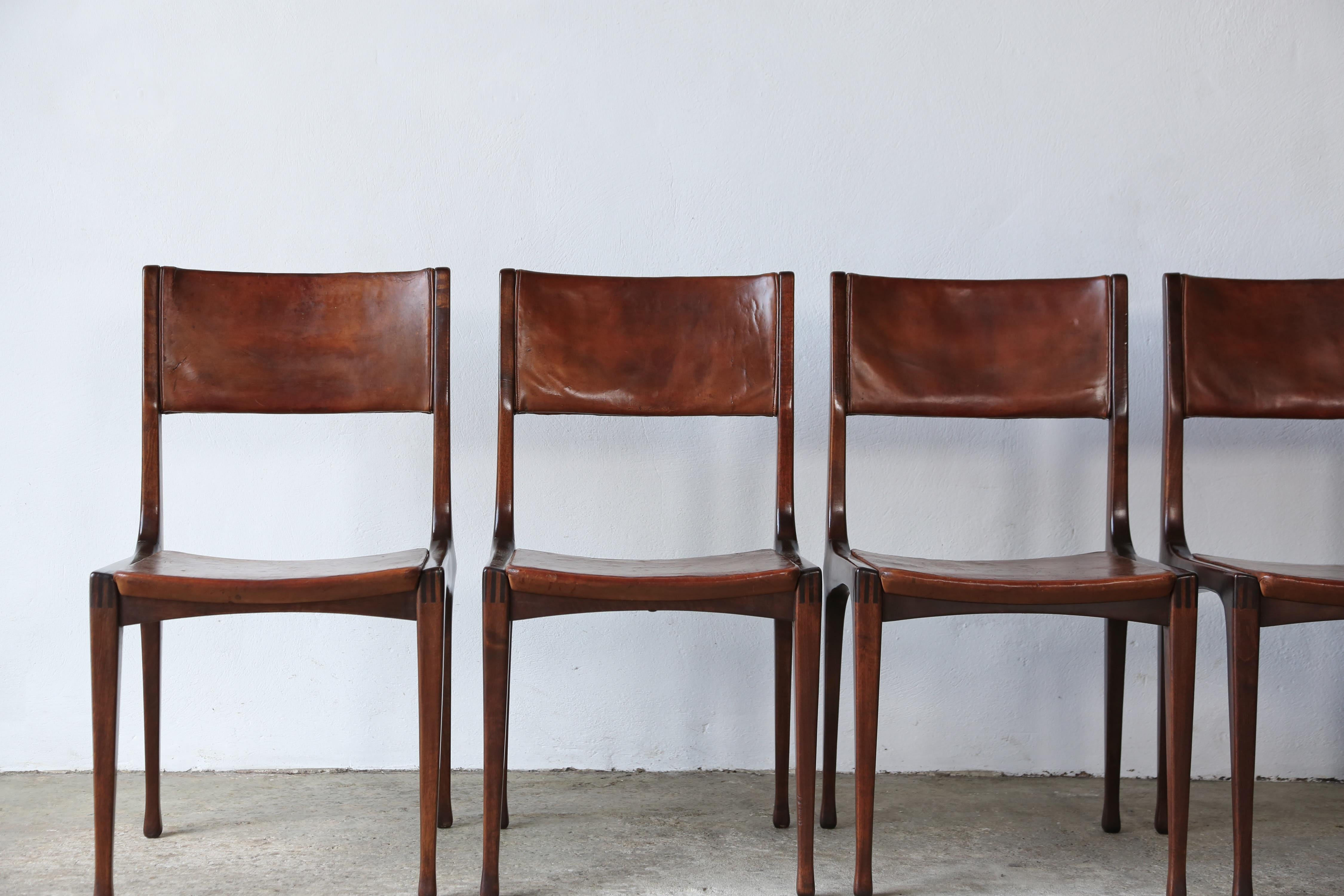 Set of 6 Model 693 Chairs by Carlo de Carli for Cassina, Italy, 1950s For Sale 10
