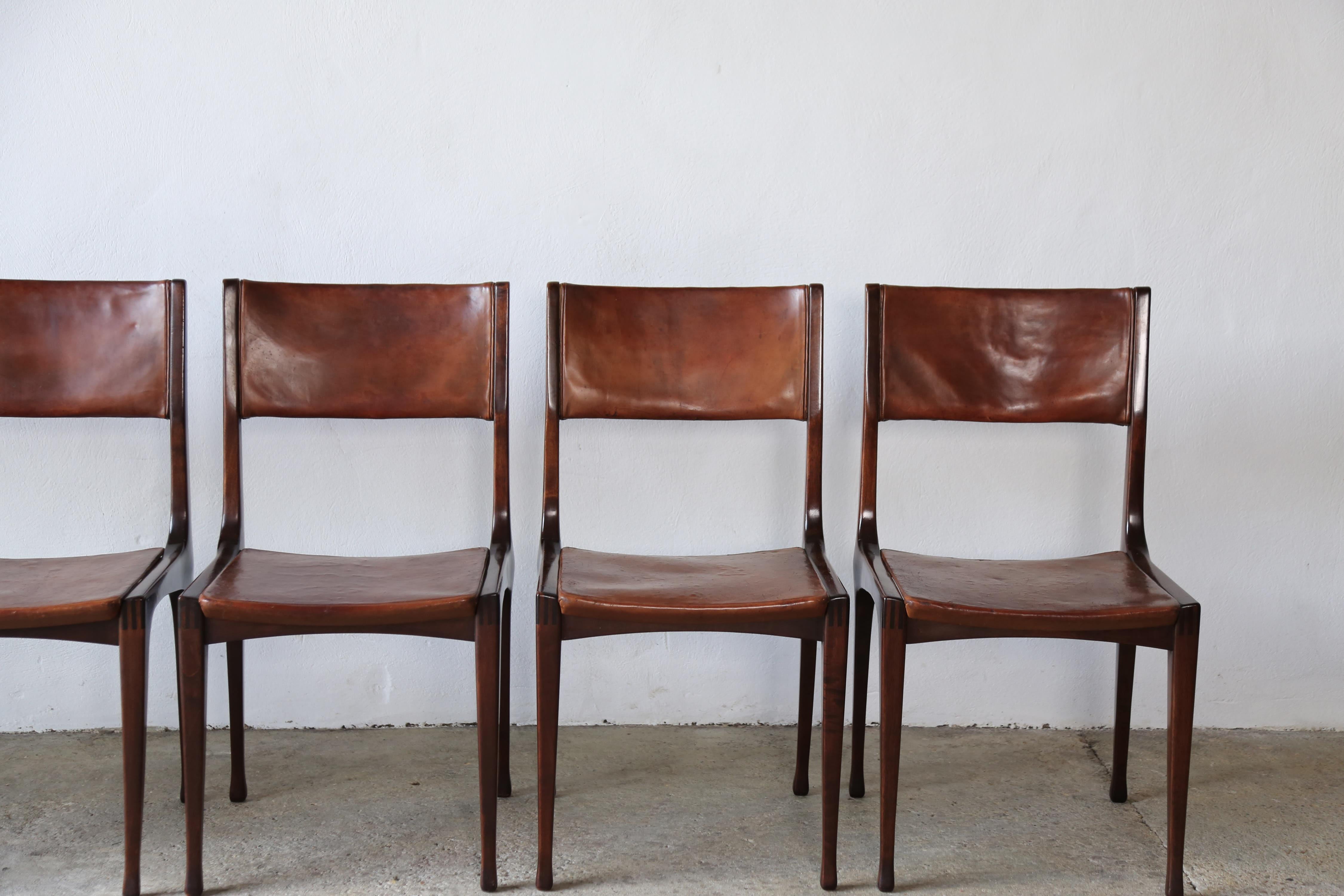 Set of 6 Model 693 Chairs by Carlo de Carli for Cassina, Italy, 1950s For Sale 11