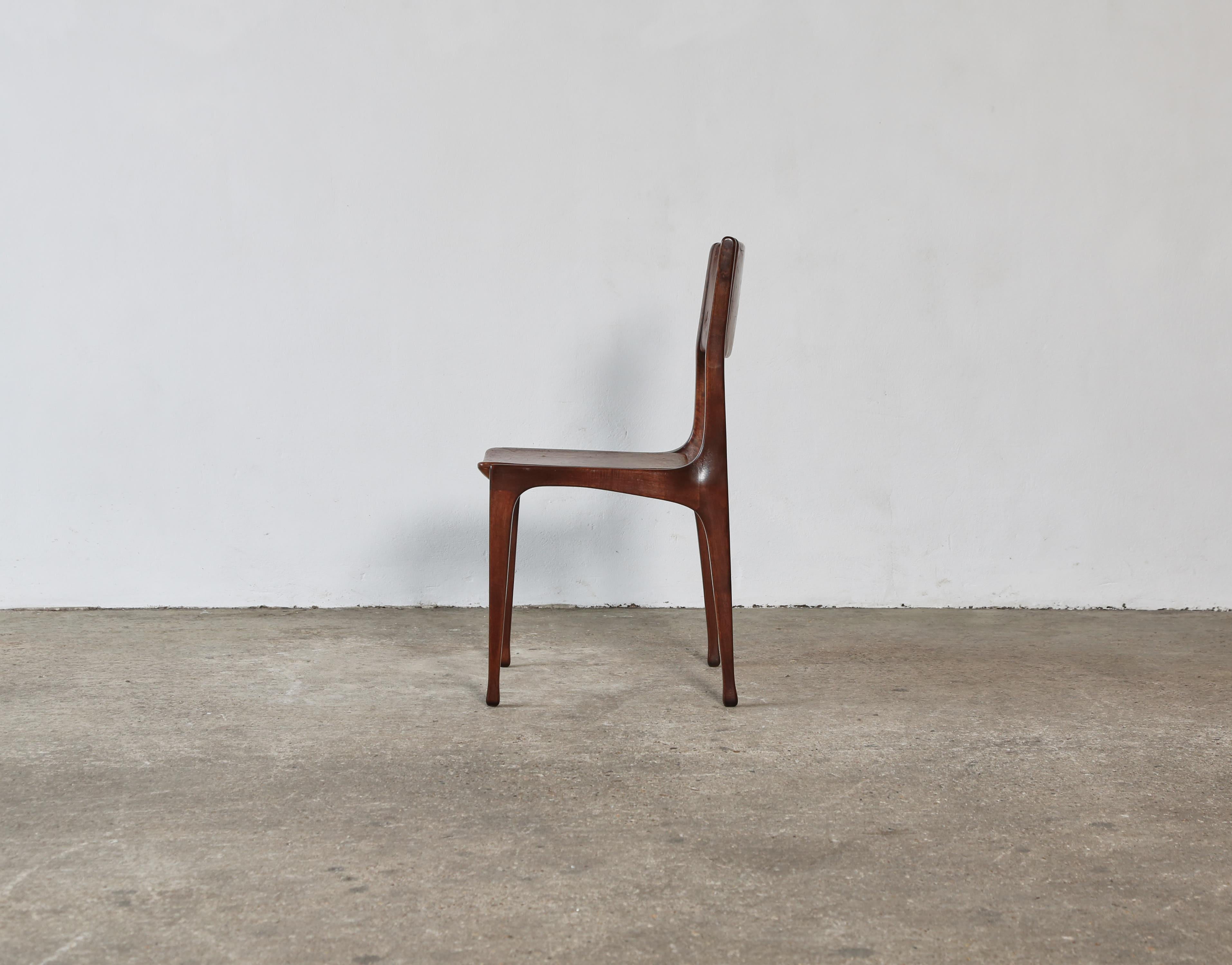 Satz von 6 Stühlen Modell 693 von Carlo de Carli für Cassina, Italien, 1950er Jahre im Zustand „Gut“ im Angebot in London, GB