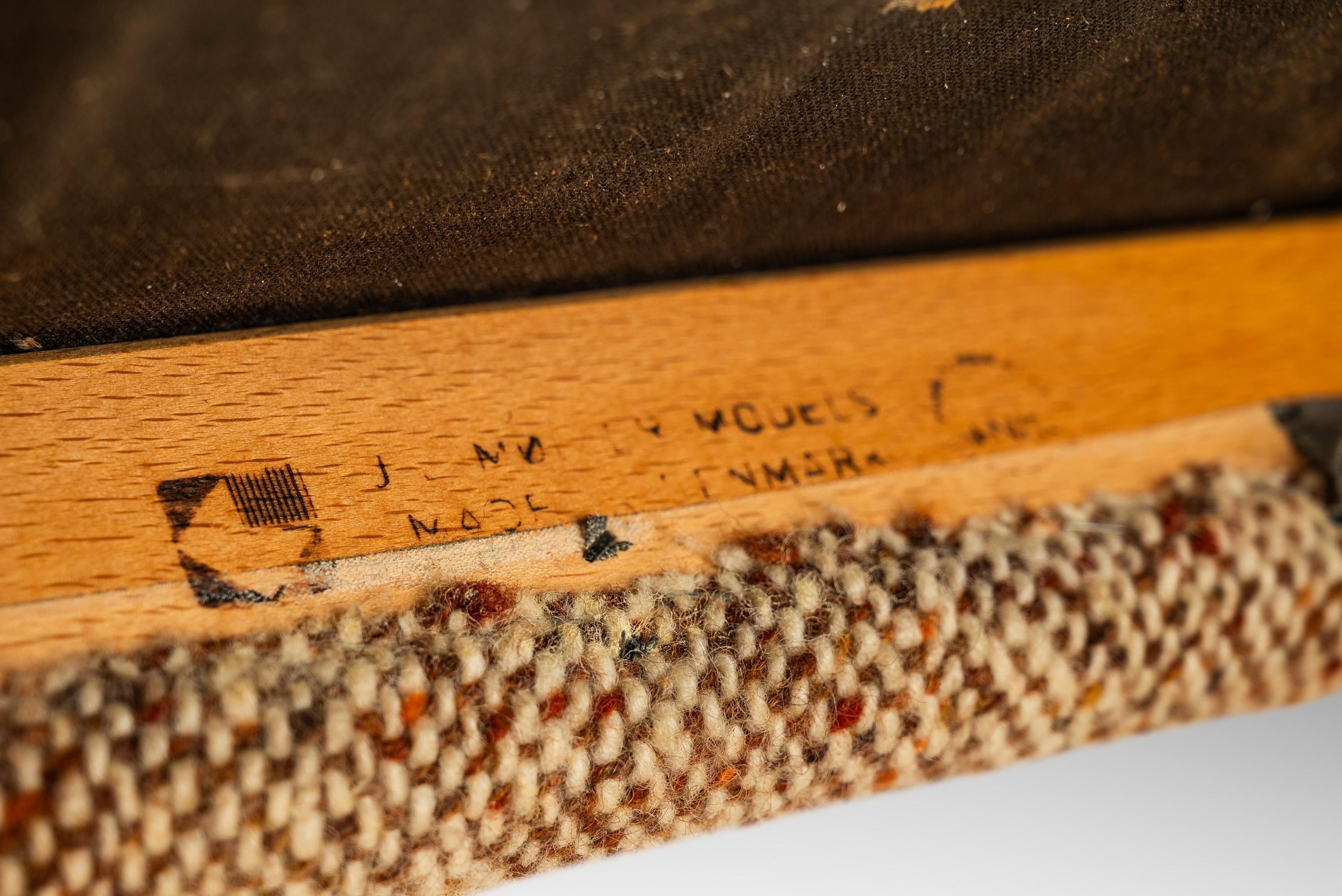 Ensemble de 6 chaises modèle #71, Niels Møller, J.L.A. Møllers Møbelfabrik, Danemark, 1960 en vente 8